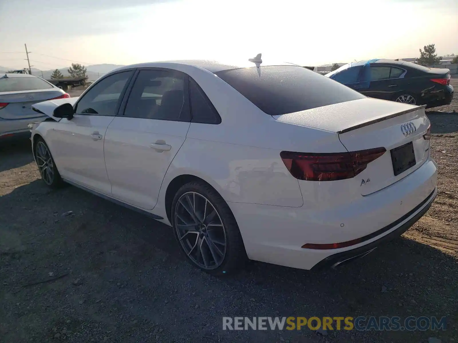 3 Photograph of a damaged car WAUENAF40KA063018 AUDI A4 2019