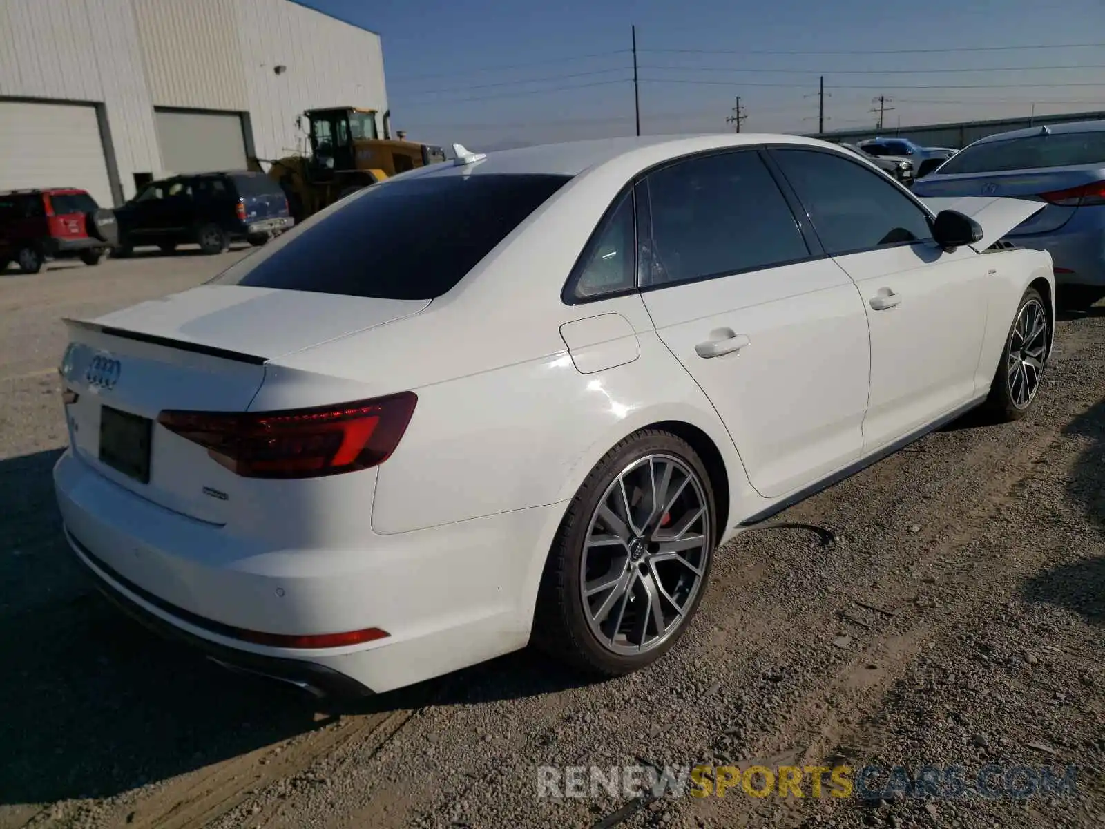 4 Photograph of a damaged car WAUENAF40KA063018 AUDI A4 2019