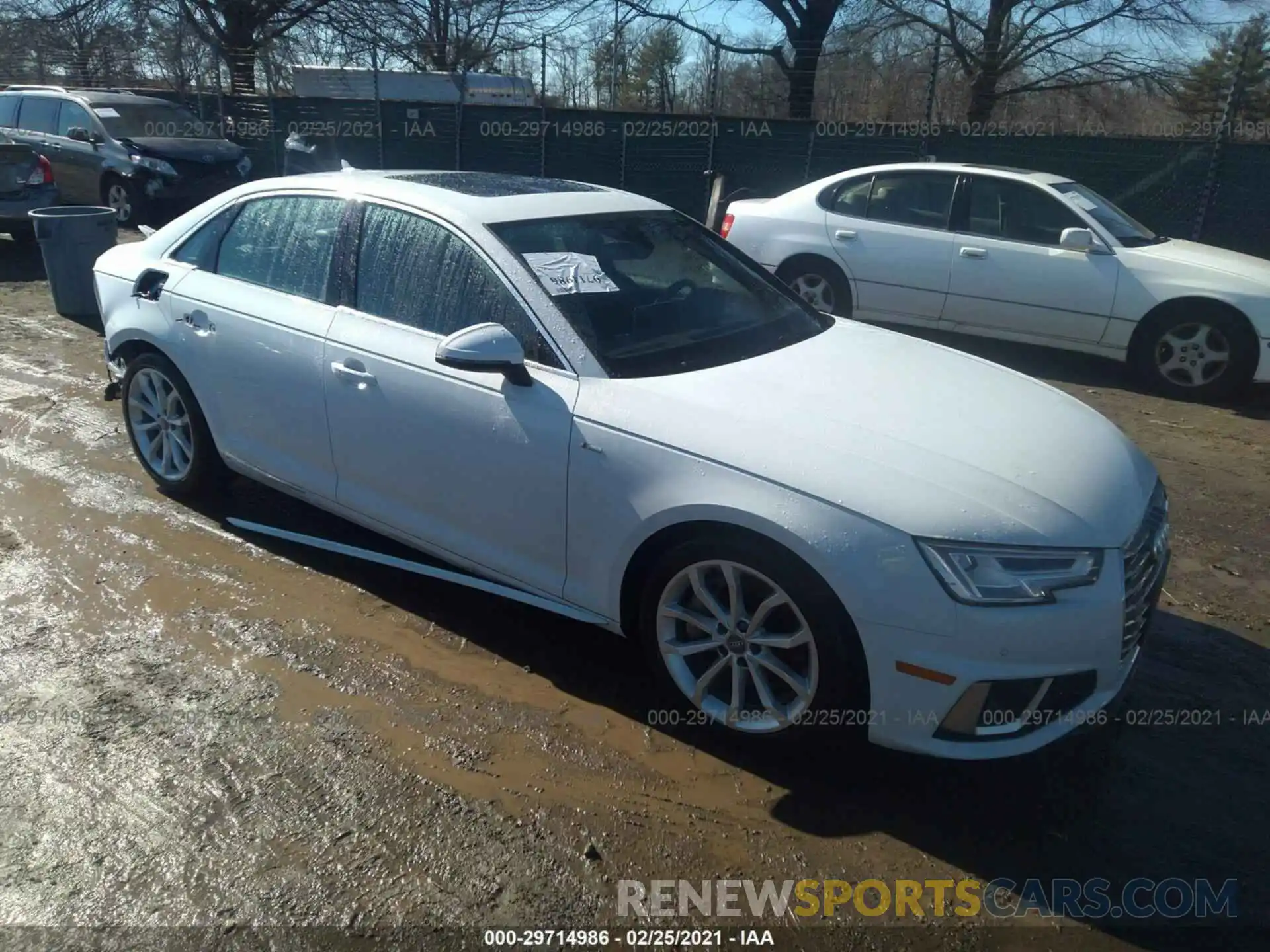 1 Photograph of a damaged car WAUENAF40KA115778 AUDI A4 2019