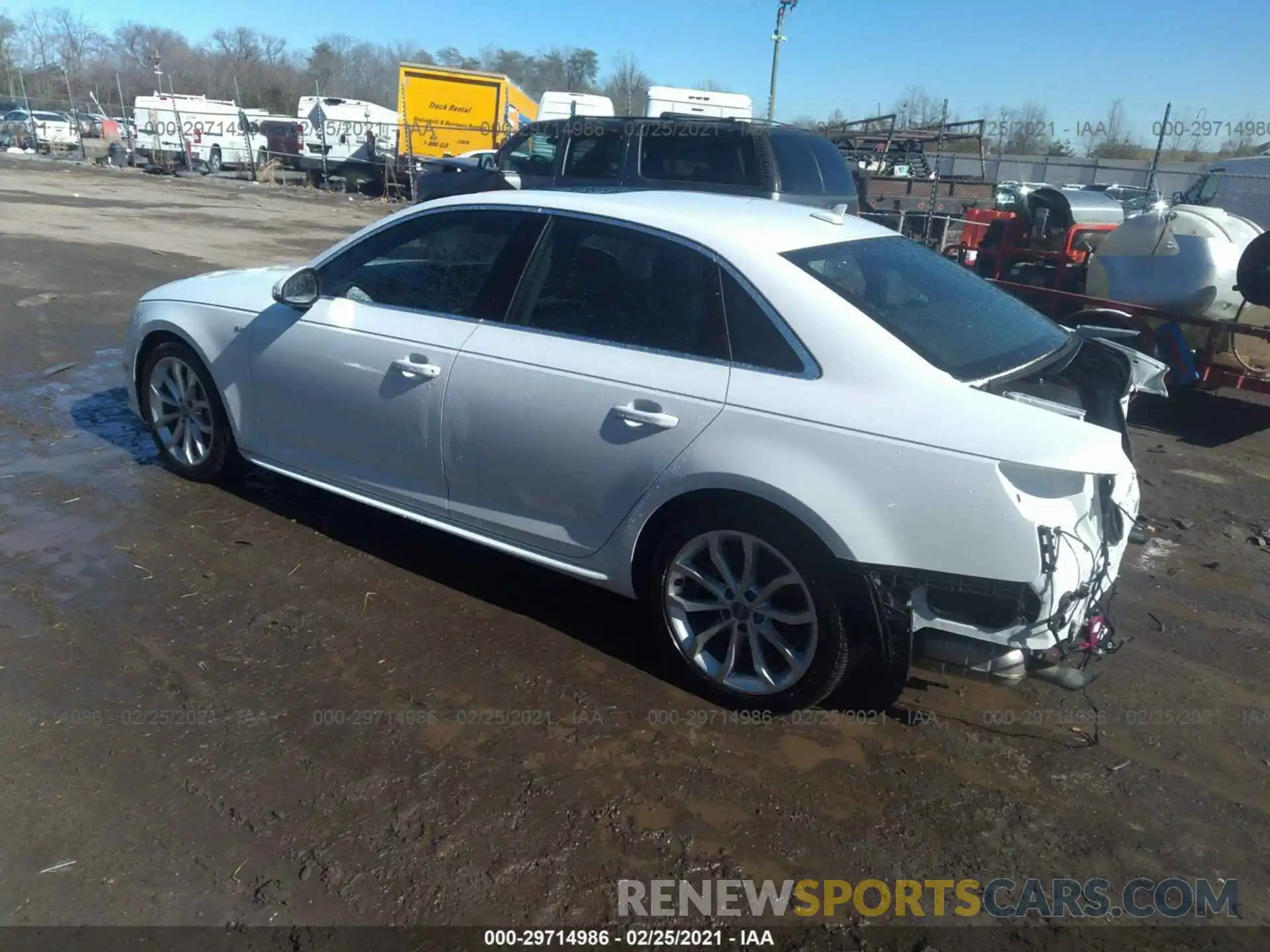 3 Photograph of a damaged car WAUENAF40KA115778 AUDI A4 2019