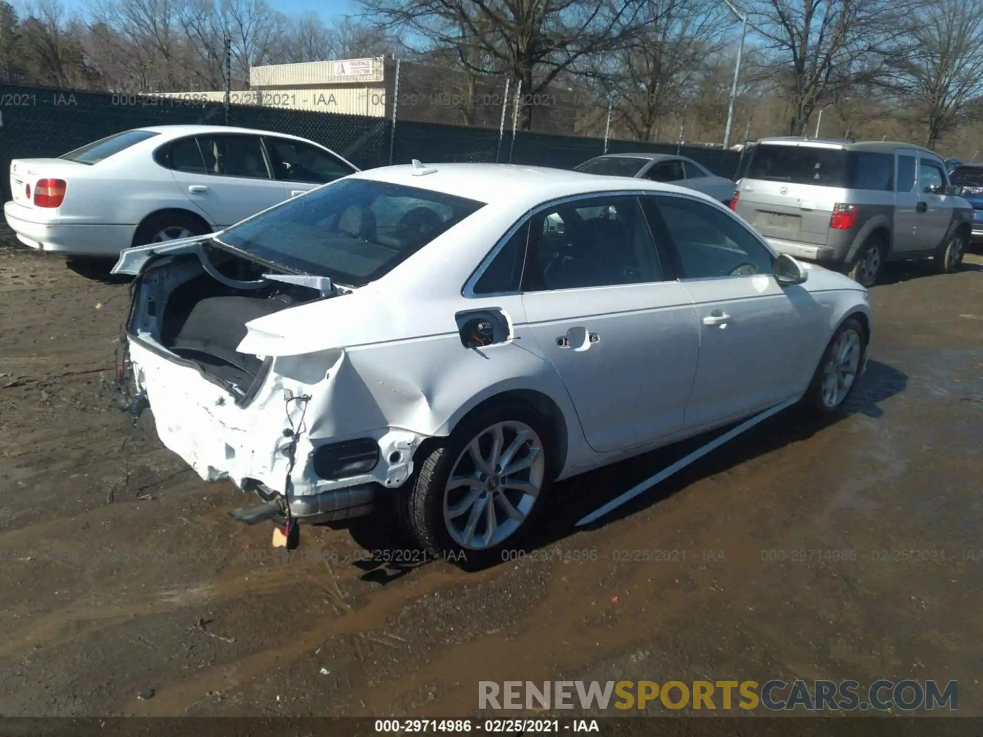 4 Photograph of a damaged car WAUENAF40KA115778 AUDI A4 2019