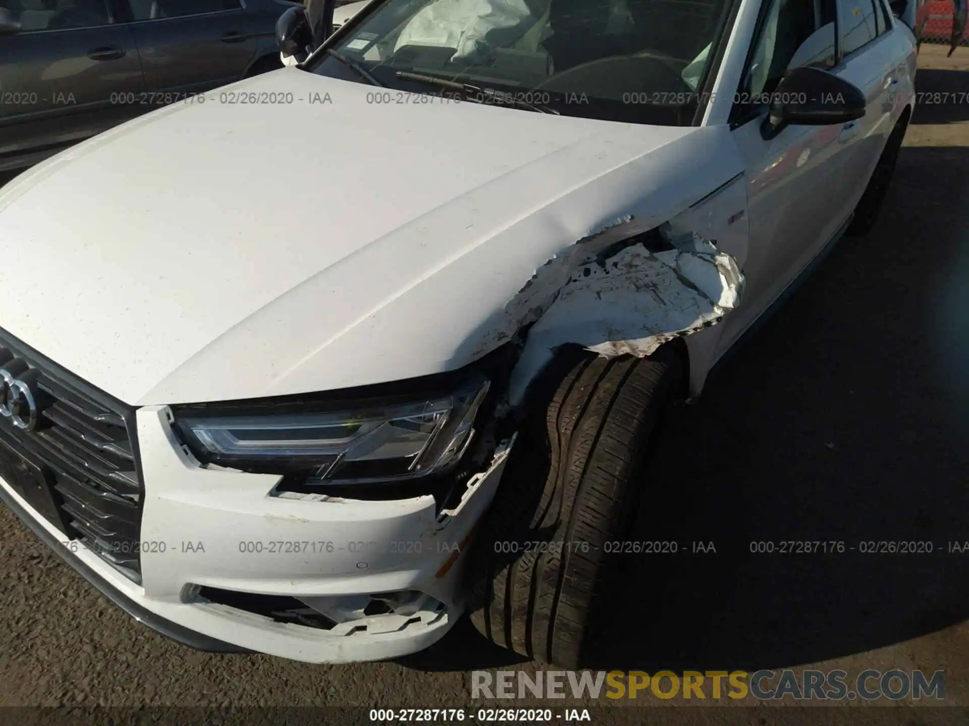 6 Photograph of a damaged car WAUENAF40KN005225 AUDI A4 2019