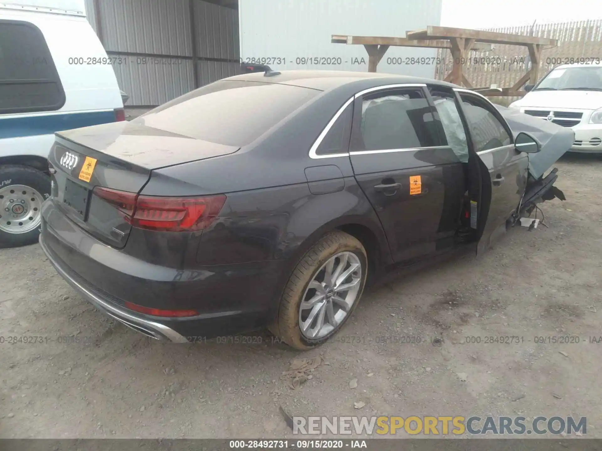 4 Фотография поврежденного автомобиля WAUENAF40KN013616 AUDI A4 2019