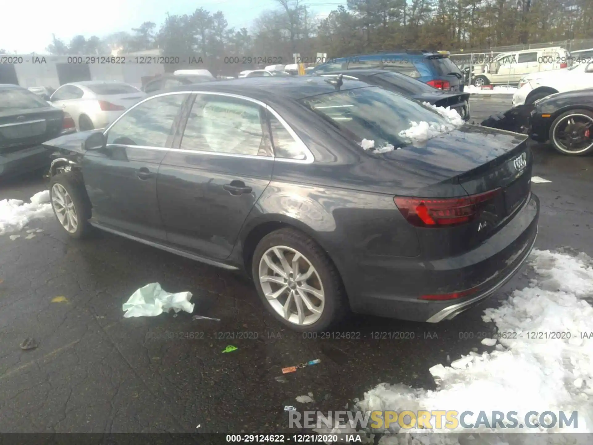 3 Photograph of a damaged car WAUENAF40KN016239 AUDI A4 2019