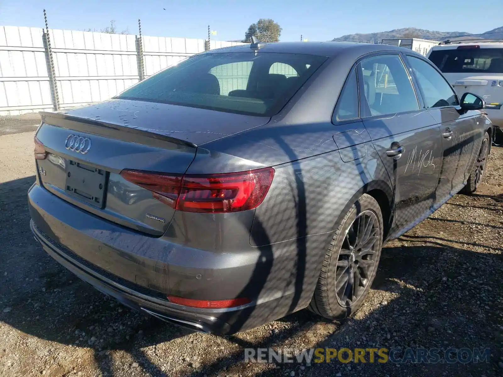 4 Photograph of a damaged car WAUENAF41KA013518 AUDI A4 2019