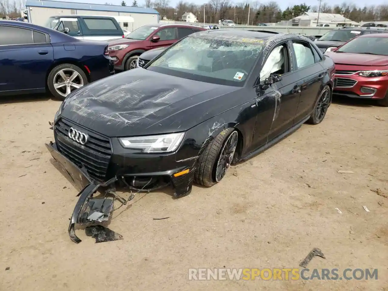 2 Фотография поврежденного автомобиля WAUENAF41KA015382 AUDI A4 2019