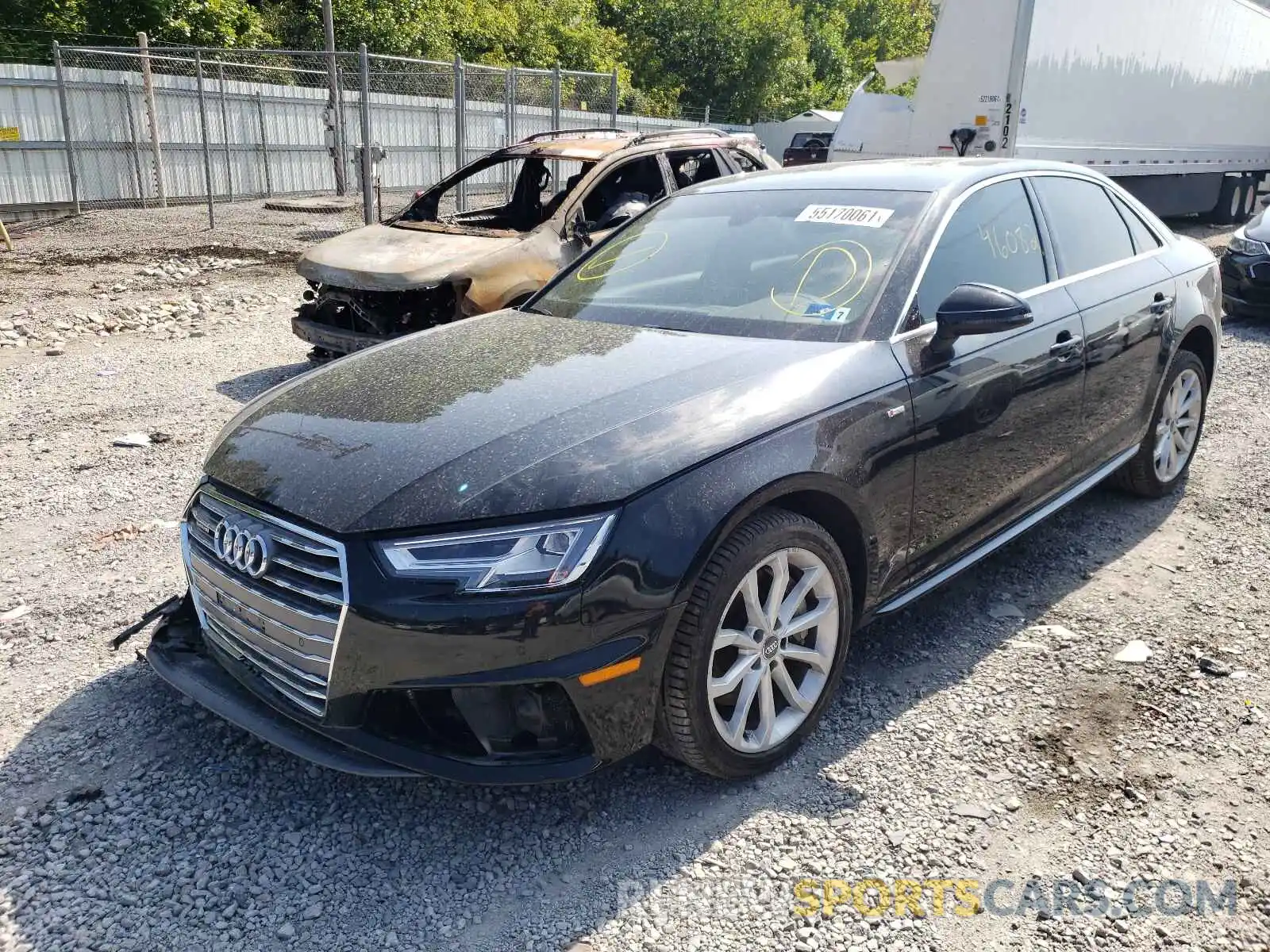 2 Photograph of a damaged car WAUENAF41KA019805 AUDI A4 2019