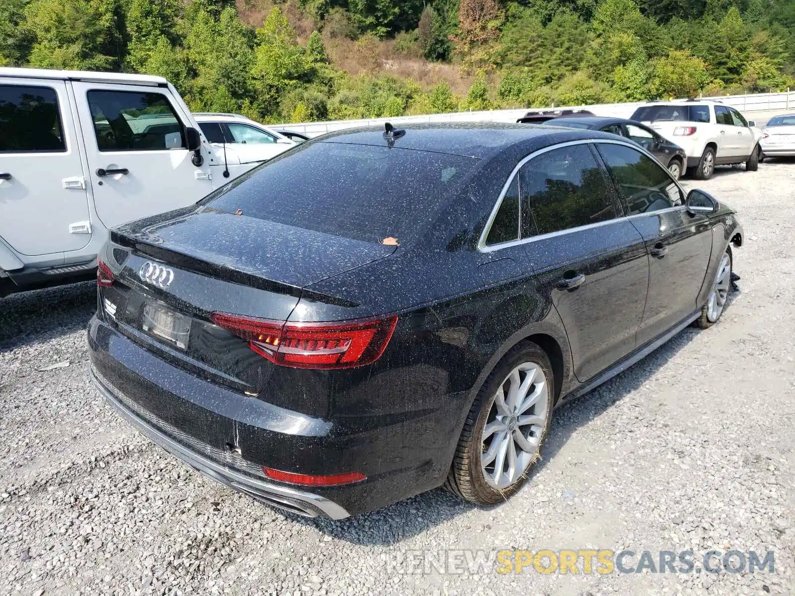 4 Photograph of a damaged car WAUENAF41KA019805 AUDI A4 2019