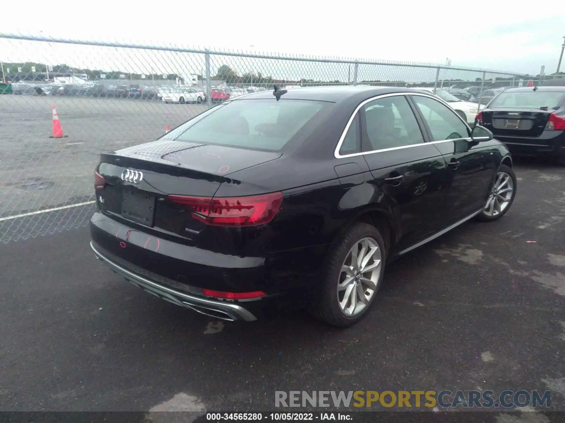 4 Photograph of a damaged car WAUENAF41KA040170 AUDI A4 2019