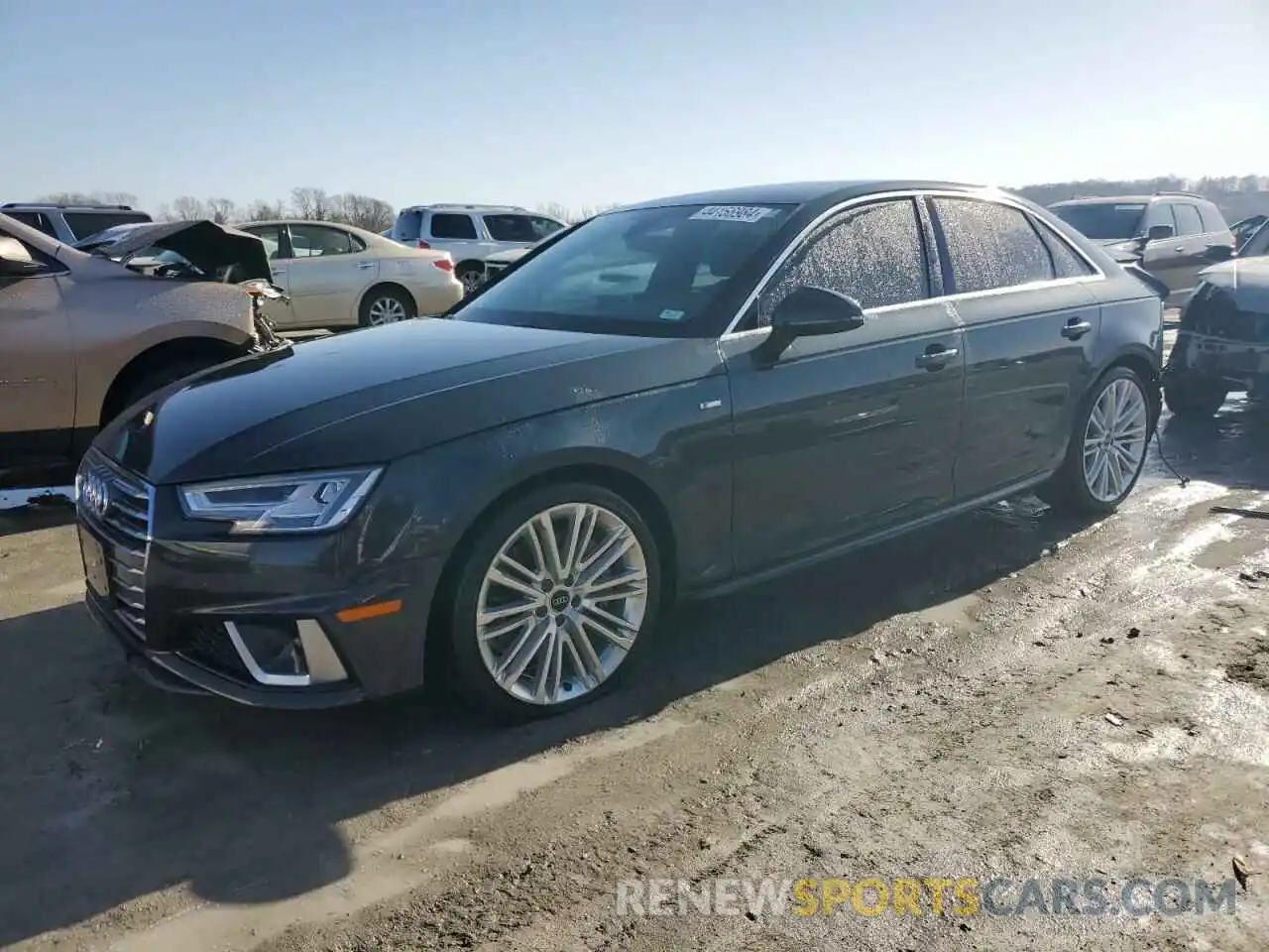 1 Photograph of a damaged car WAUENAF41KA049645 AUDI A4 2019