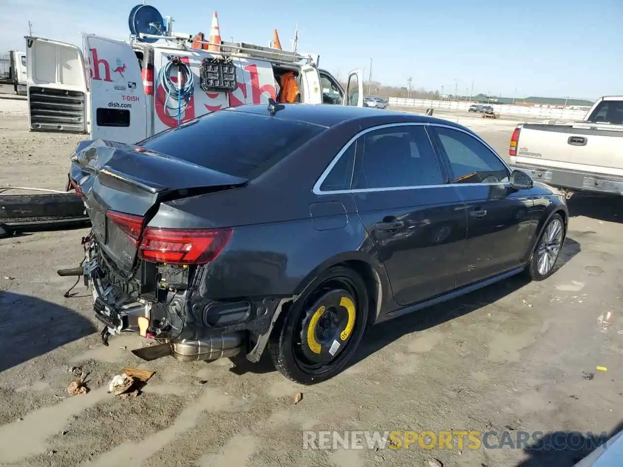 3 Photograph of a damaged car WAUENAF41KA049645 AUDI A4 2019