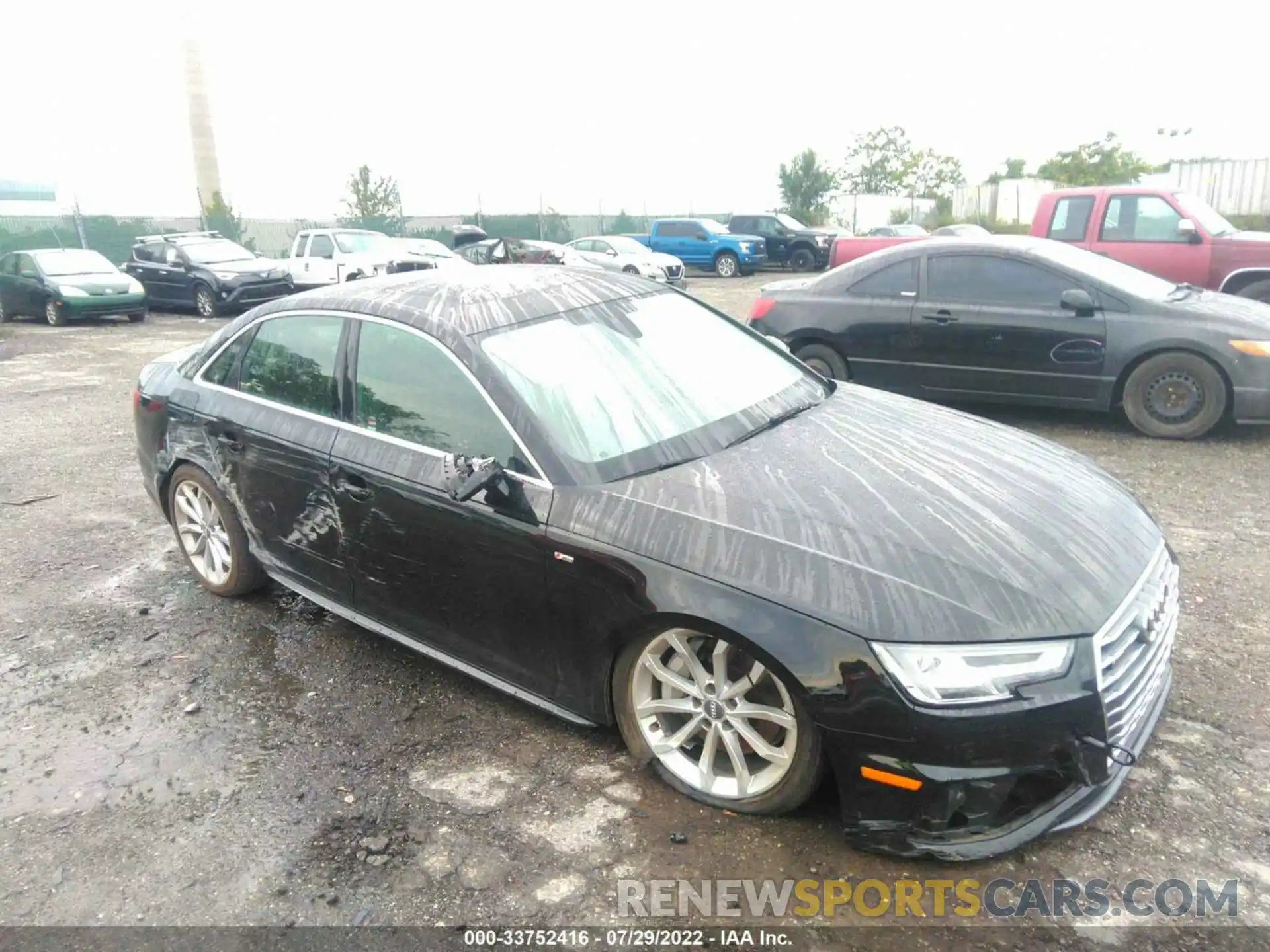 1 Photograph of a damaged car WAUENAF41KA055557 AUDI A4 2019