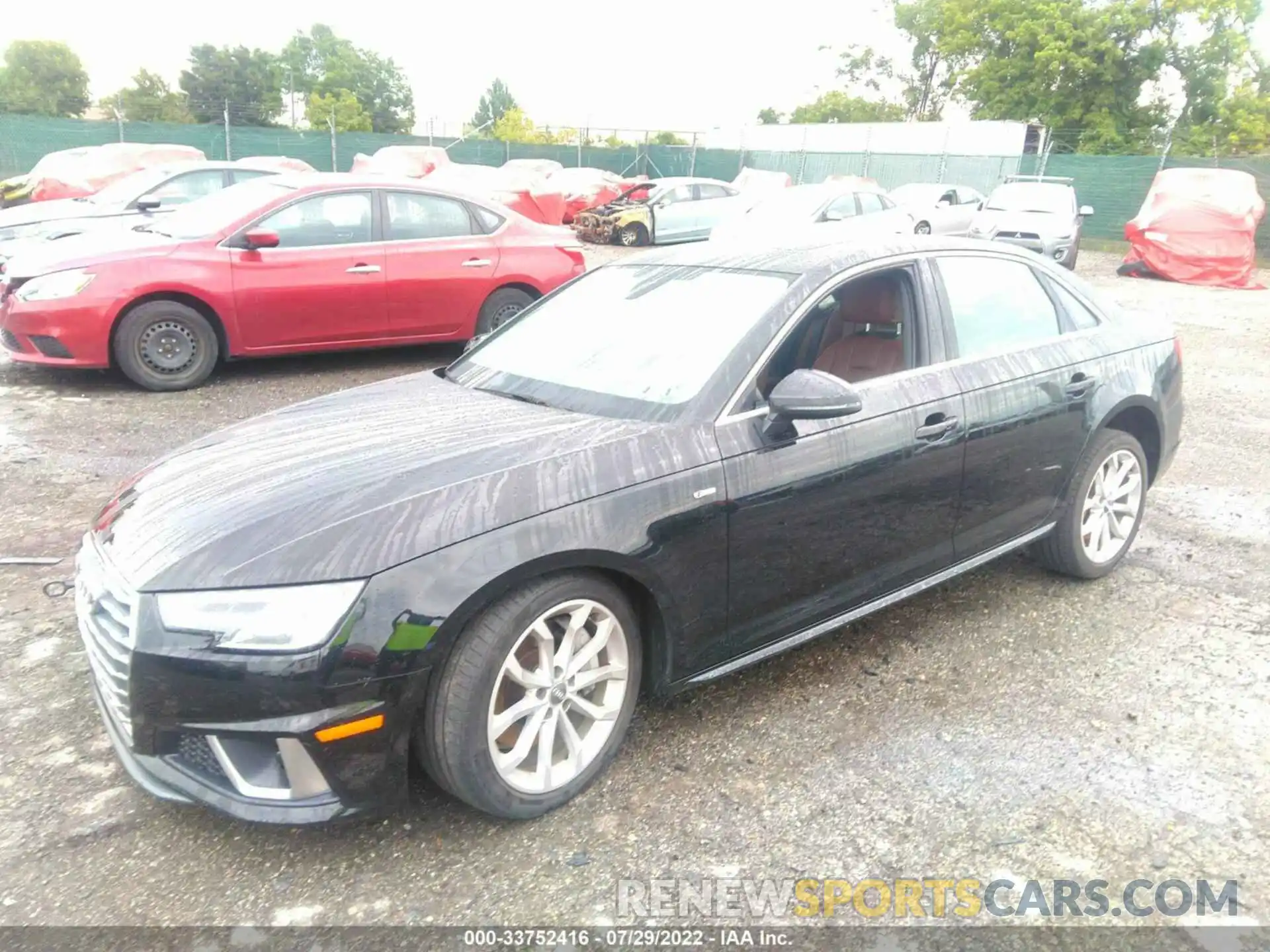 2 Photograph of a damaged car WAUENAF41KA055557 AUDI A4 2019