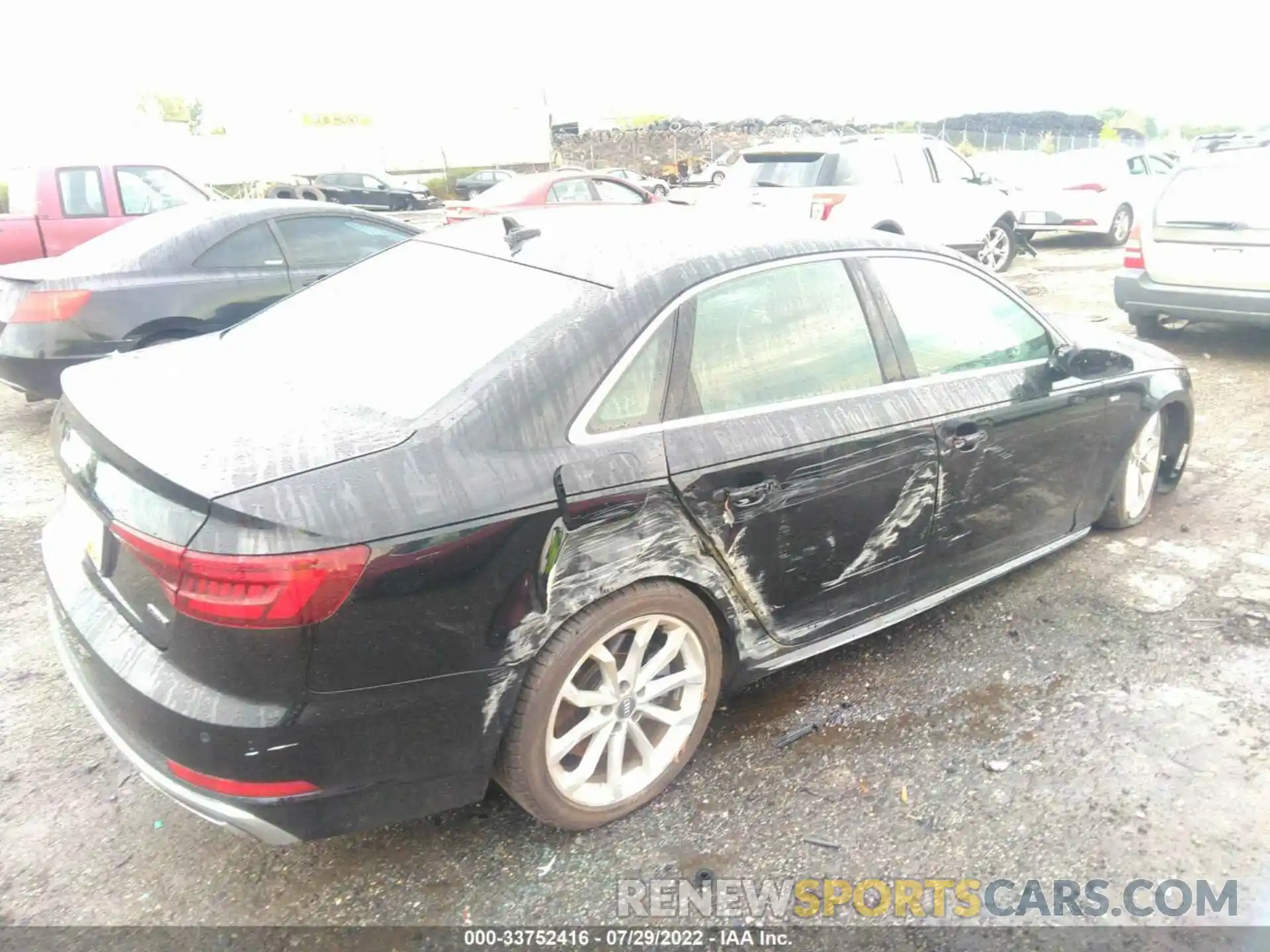 4 Photograph of a damaged car WAUENAF41KA055557 AUDI A4 2019