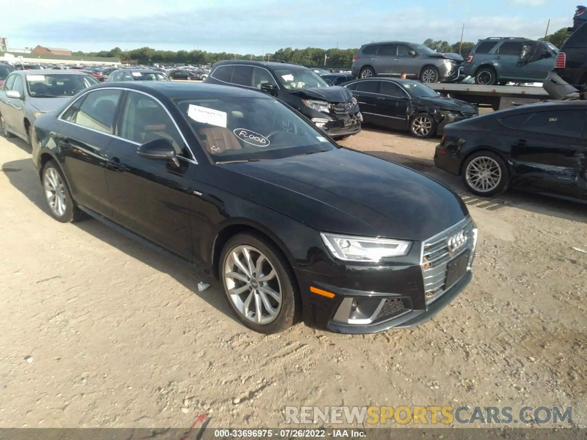 1 Photograph of a damaged car WAUENAF41KA077753 AUDI A4 2019