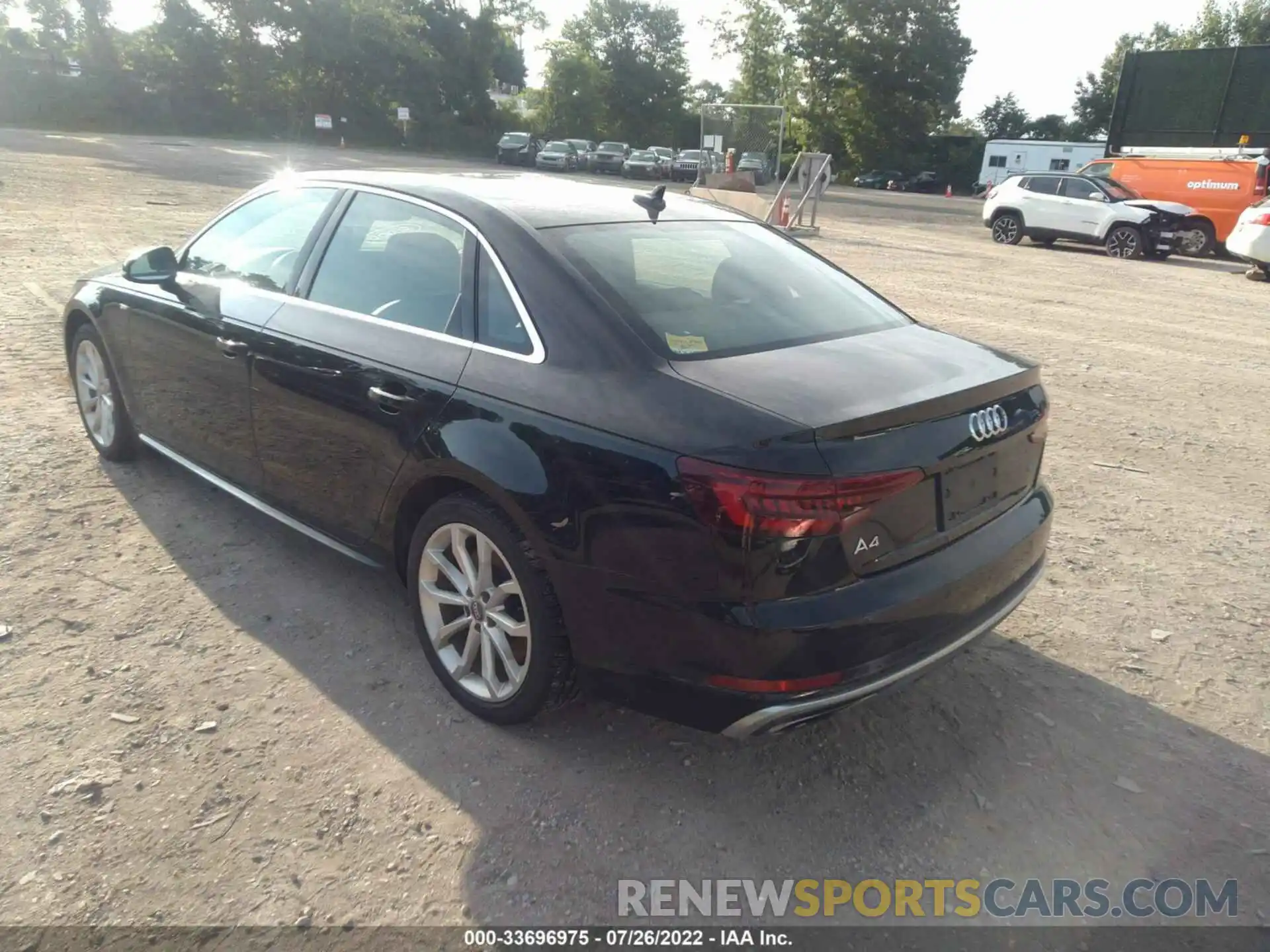 3 Photograph of a damaged car WAUENAF41KA077753 AUDI A4 2019