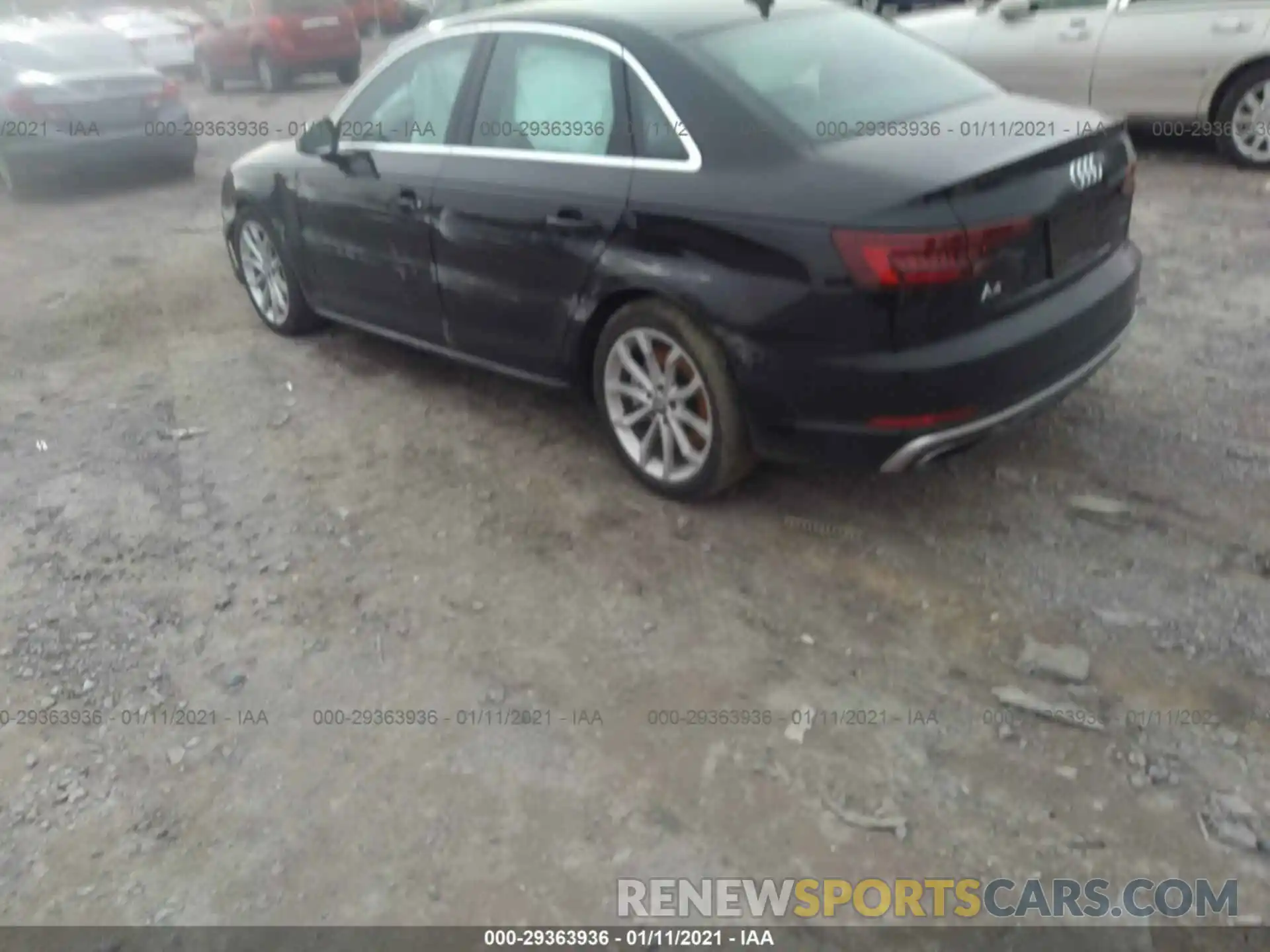 3 Photograph of a damaged car WAUENAF41KA114087 AUDI A4 2019