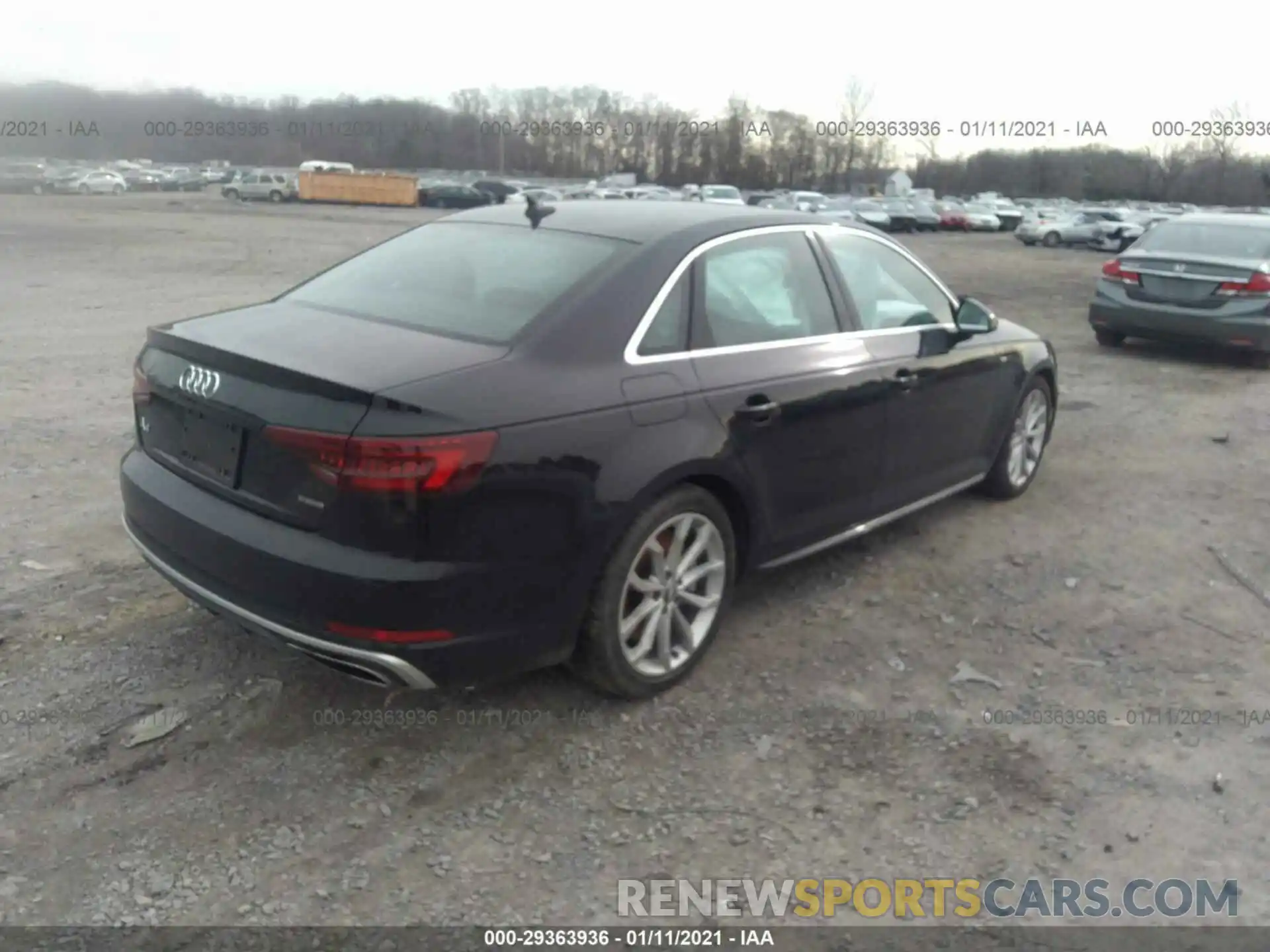 4 Фотография поврежденного автомобиля WAUENAF41KA114087 AUDI A4 2019