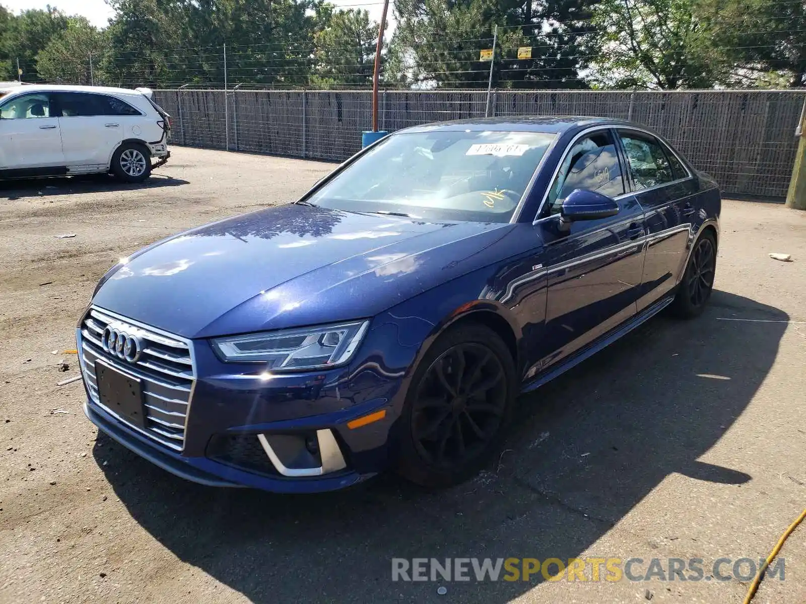 2 Photograph of a damaged car WAUENAF41KA116387 AUDI A4 2019