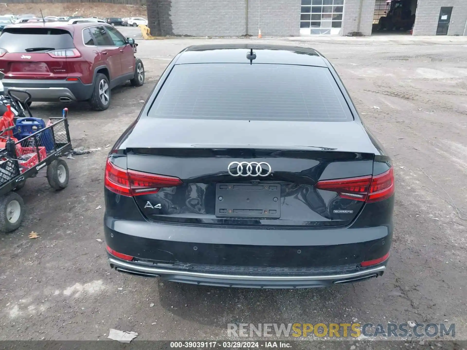 17 Photograph of a damaged car WAUENAF41KA120309 AUDI A4 2019