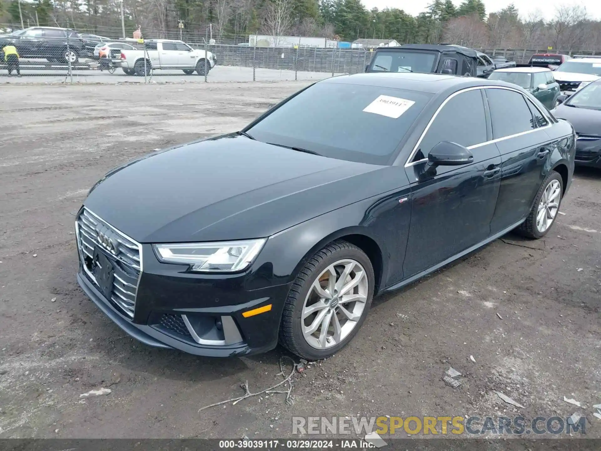 2 Фотография поврежденного автомобиля WAUENAF41KA120309 AUDI A4 2019