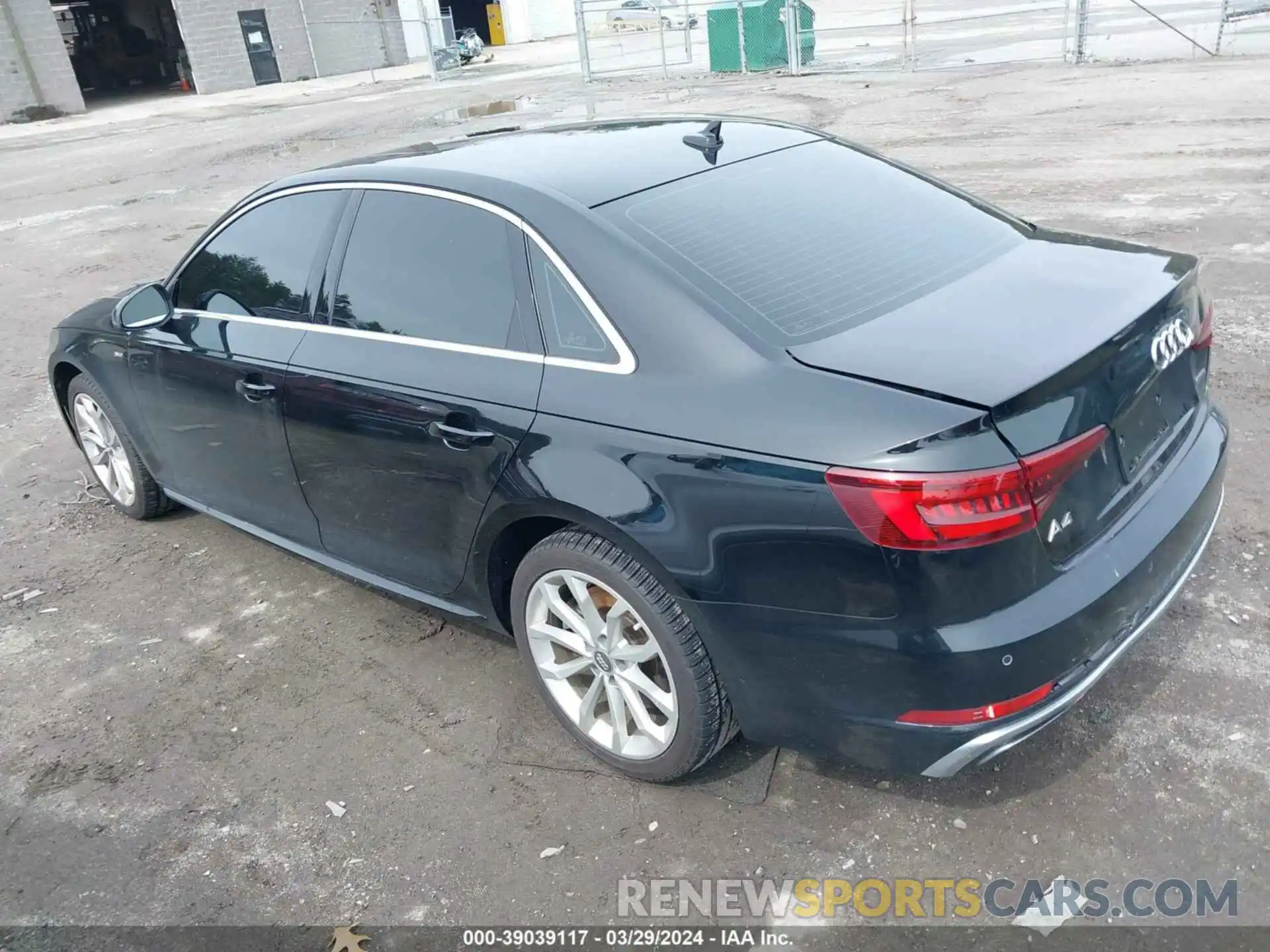 3 Фотография поврежденного автомобиля WAUENAF41KA120309 AUDI A4 2019