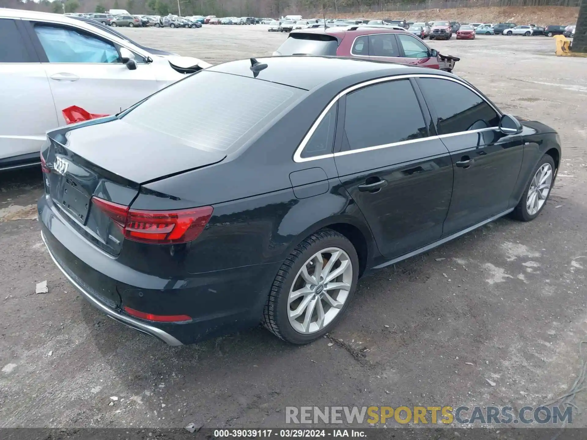 4 Photograph of a damaged car WAUENAF41KA120309 AUDI A4 2019