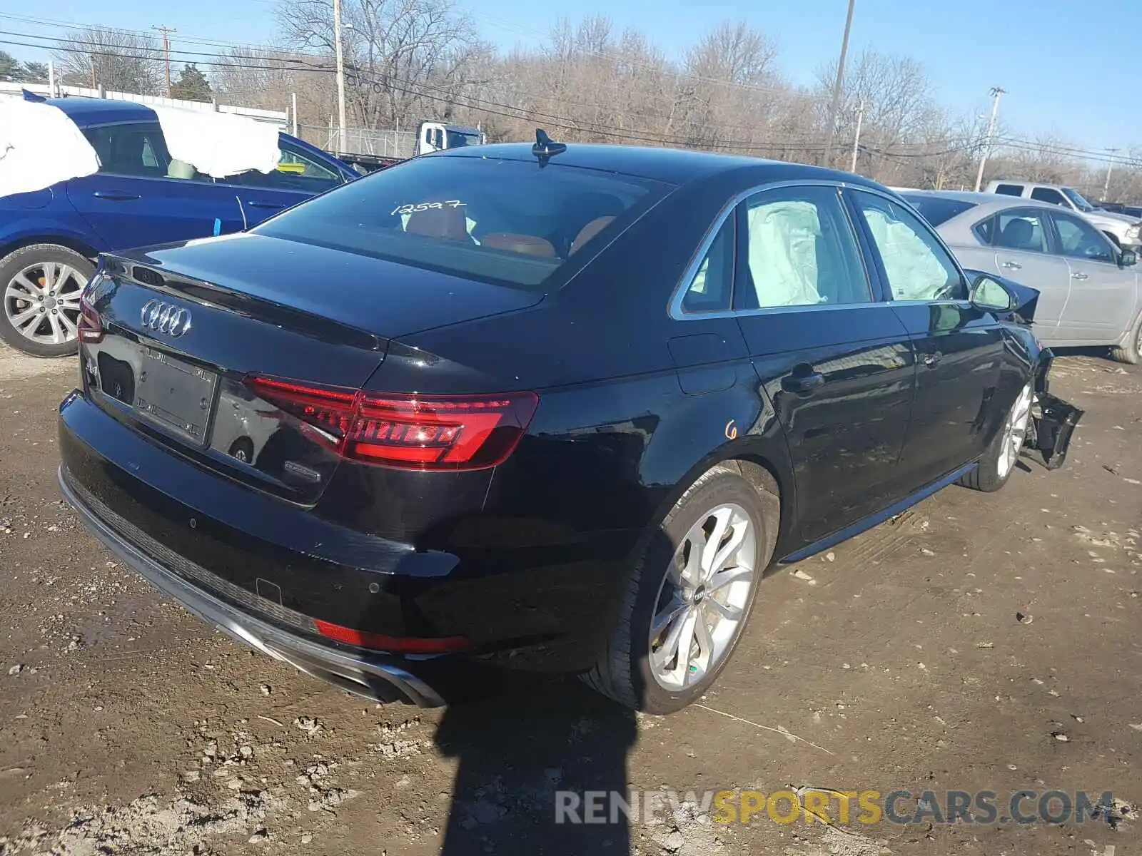 4 Photograph of a damaged car WAUENAF41KN002446 AUDI A4 2019