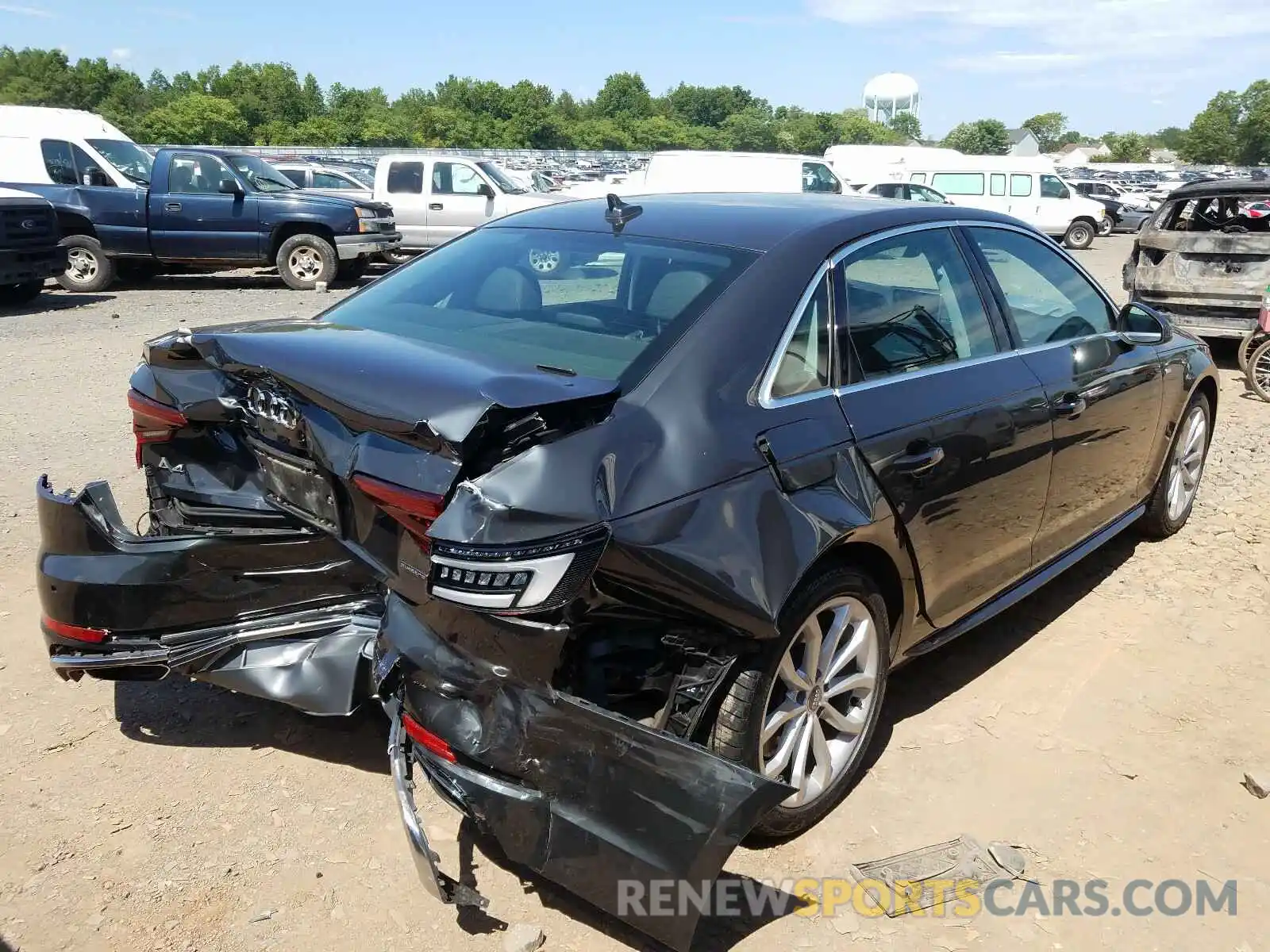 4 Photograph of a damaged car WAUENAF41KN004522 AUDI A4 2019