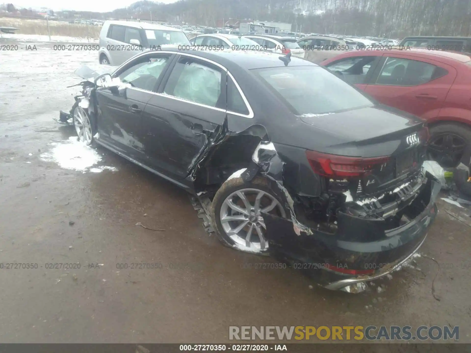 3 Photograph of a damaged car WAUENAF41KN005637 AUDI A4 2019