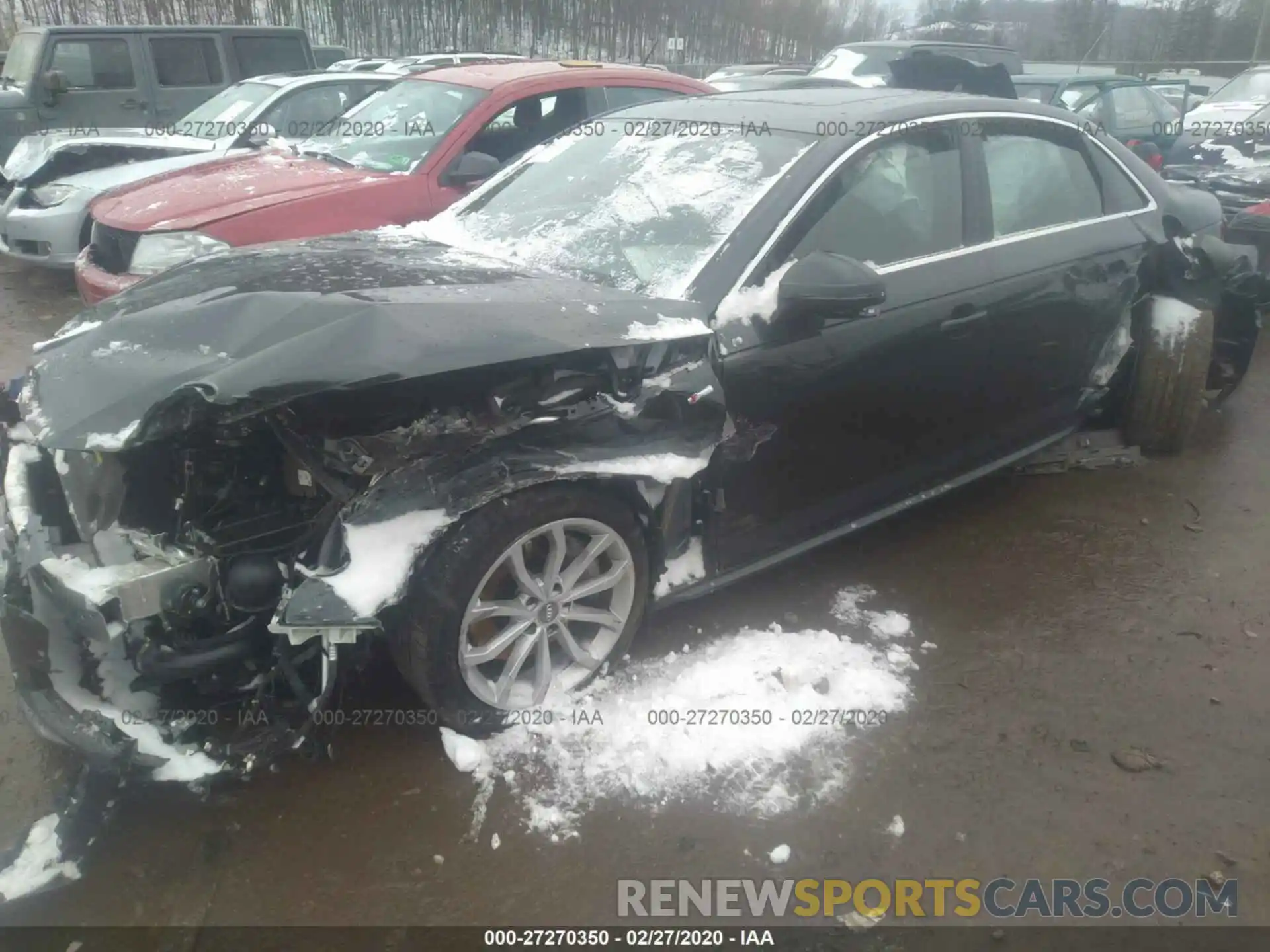 6 Photograph of a damaged car WAUENAF41KN005637 AUDI A4 2019