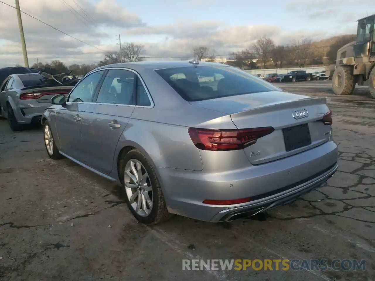 3 Photograph of a damaged car WAUENAF41KN019473 AUDI A4 2019