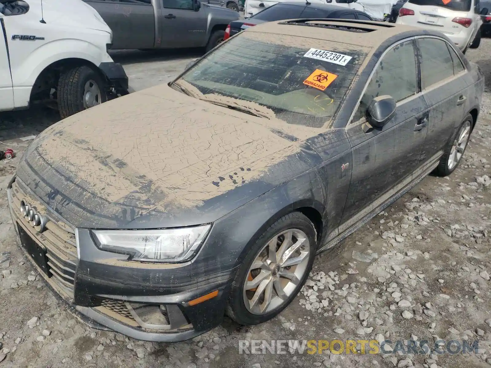 2 Photograph of a damaged car WAUENAF42KA048407 AUDI A4 2019