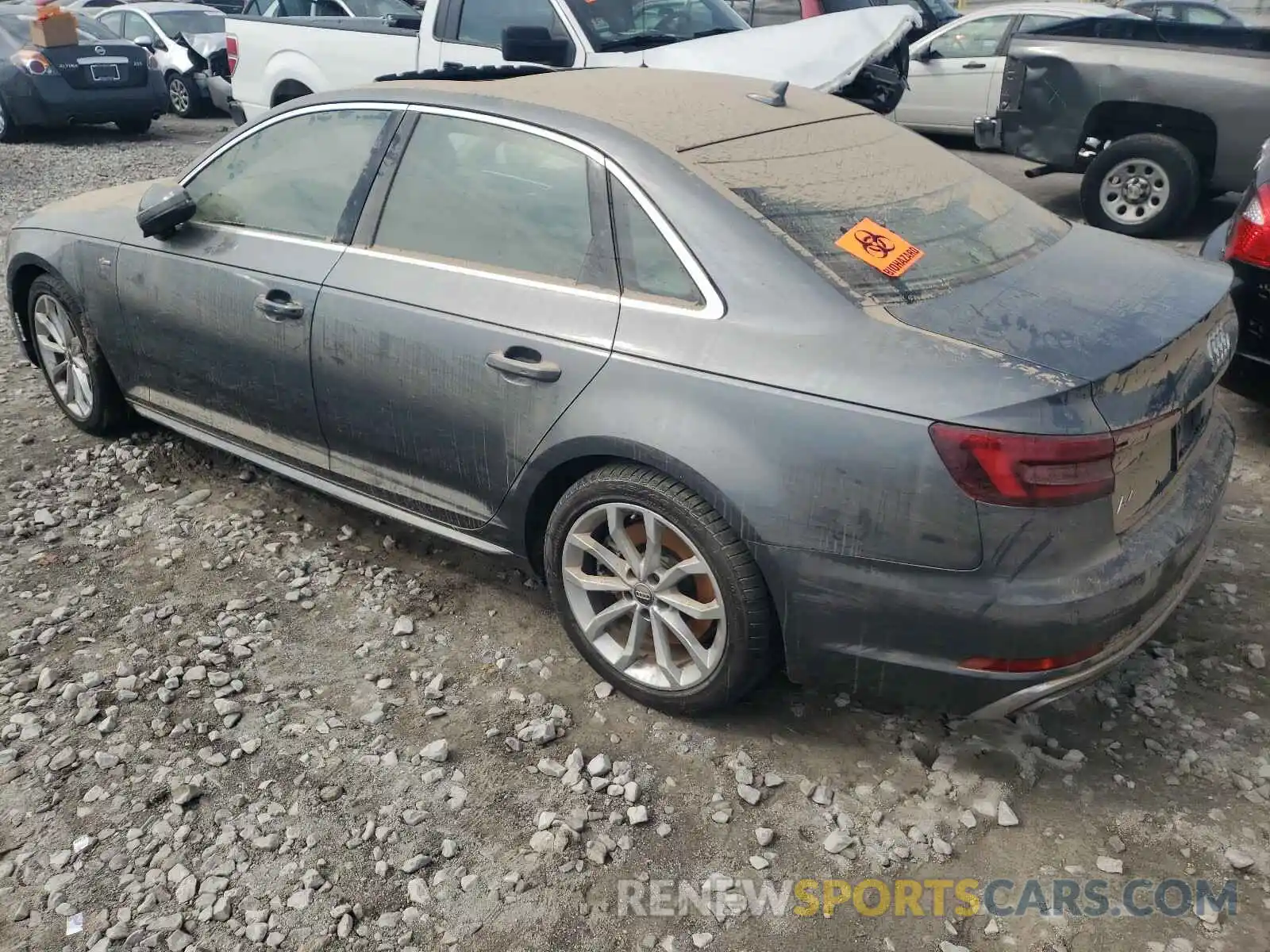 3 Photograph of a damaged car WAUENAF42KA048407 AUDI A4 2019