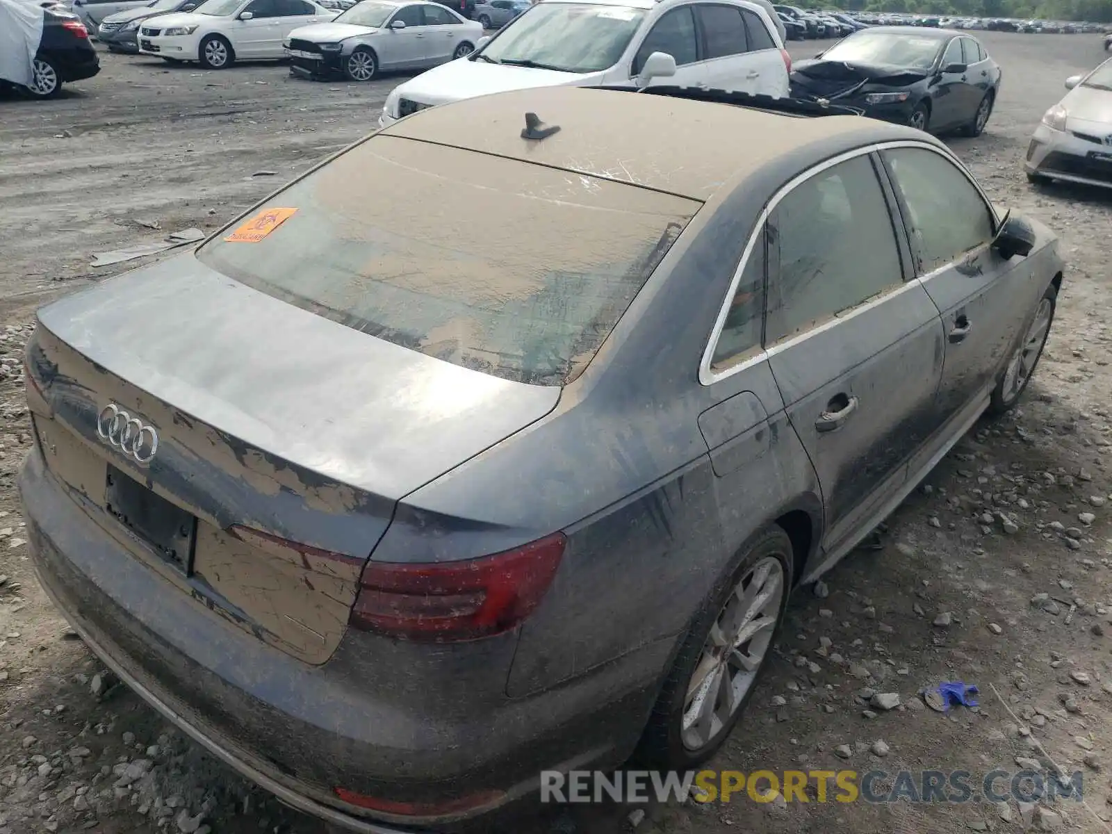 4 Photograph of a damaged car WAUENAF42KA048407 AUDI A4 2019