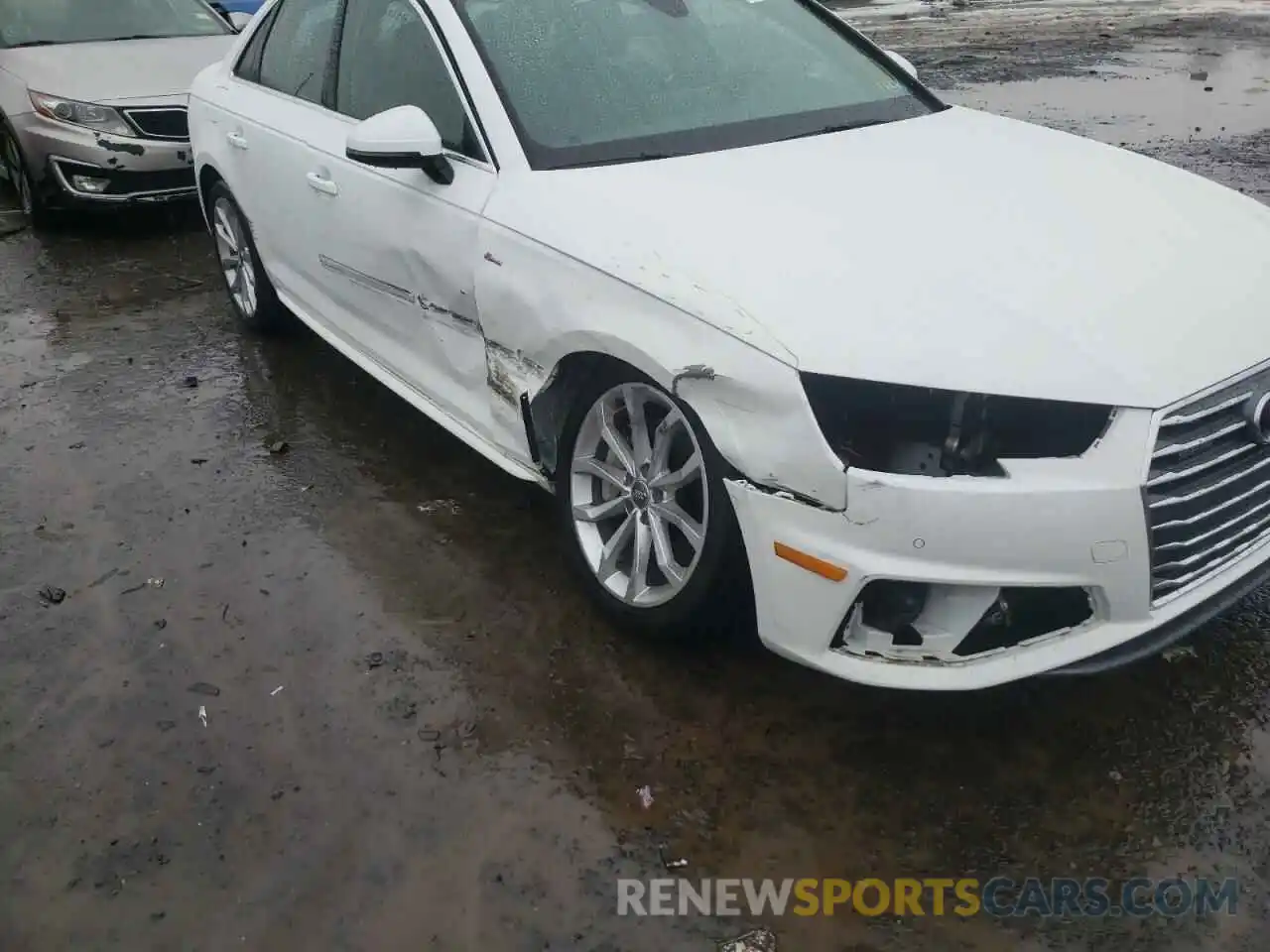 9 Photograph of a damaged car WAUENAF42KA068351 AUDI A4 2019