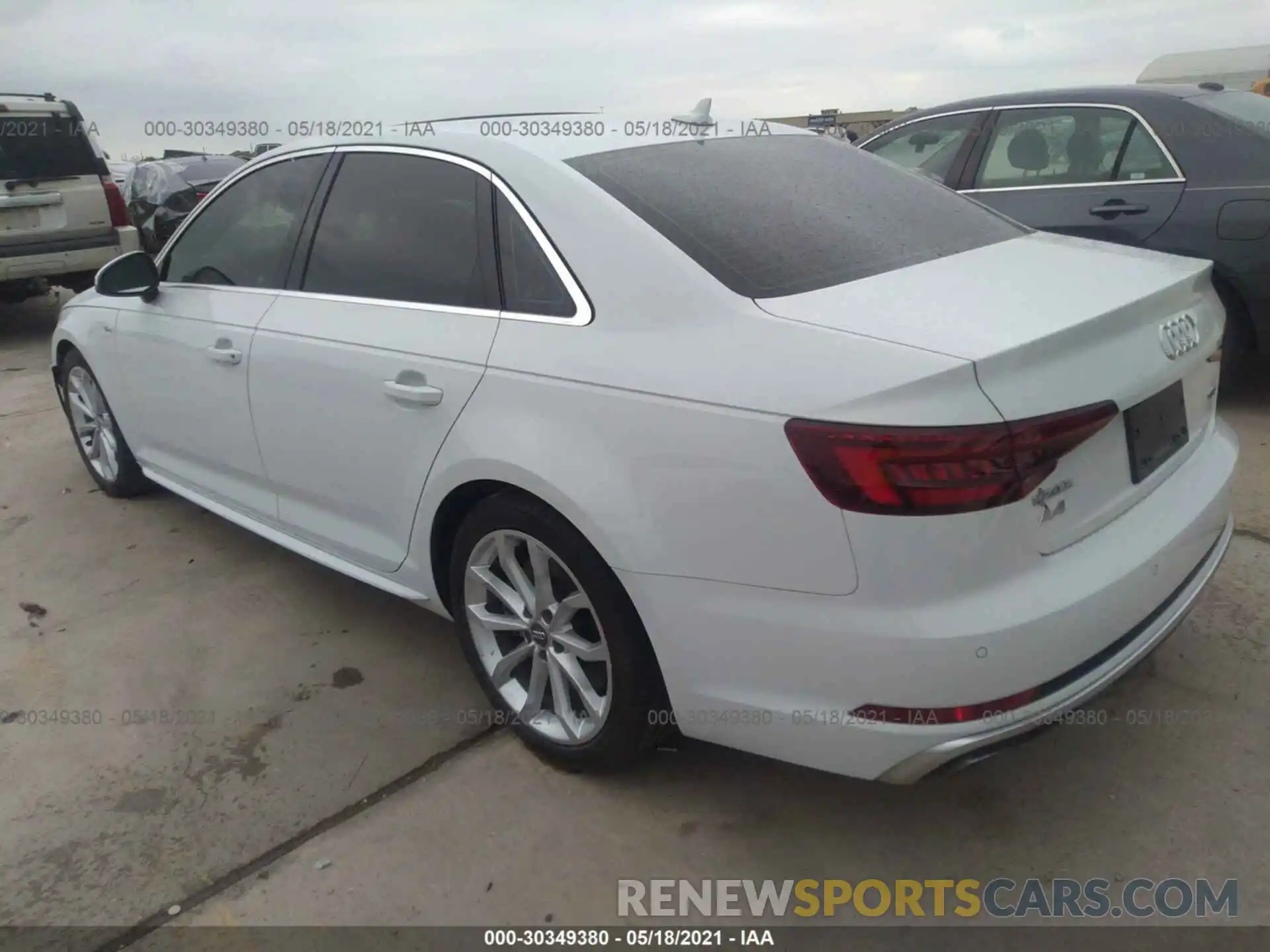 3 Фотография поврежденного автомобиля WAUENAF42KA109416 AUDI A4 2019