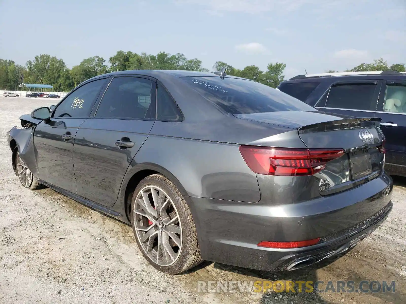 3 Photograph of a damaged car WAUENAF42KA114003 AUDI A4 2019