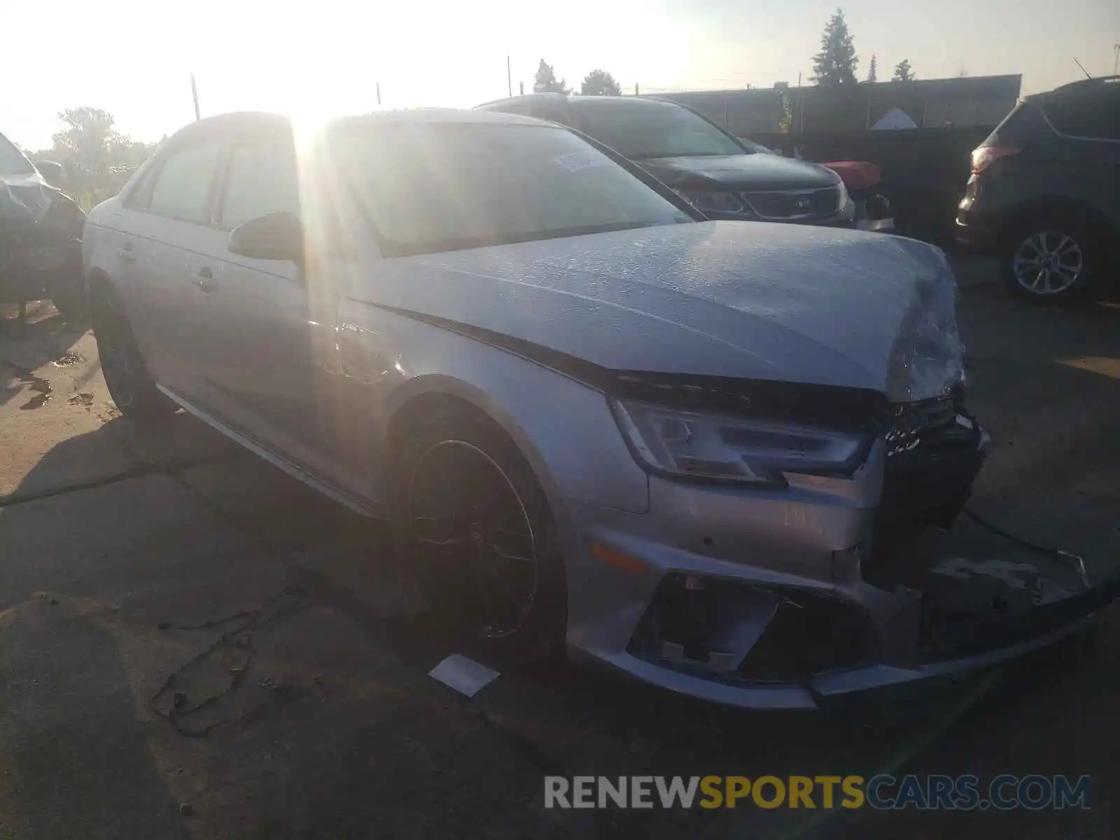 1 Photograph of a damaged car WAUENAF42KA117046 AUDI A4 2019