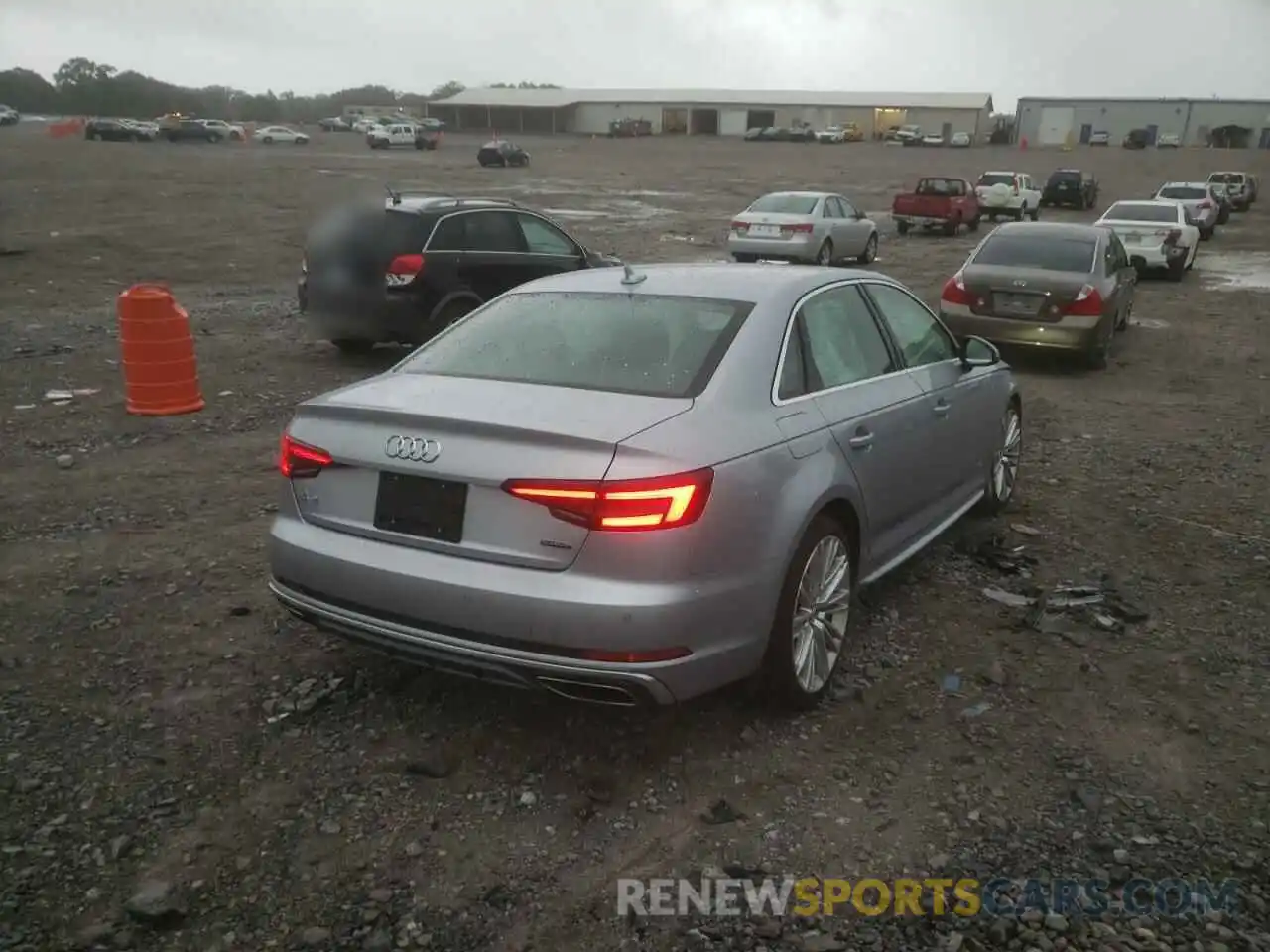 4 Photograph of a damaged car WAUENAF42KN006473 AUDI A4 2019