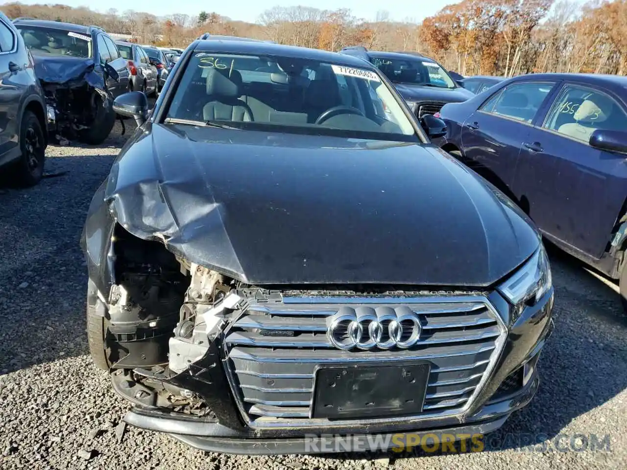 5 Photograph of a damaged car WAUENAF42KN012905 AUDI A4 2019