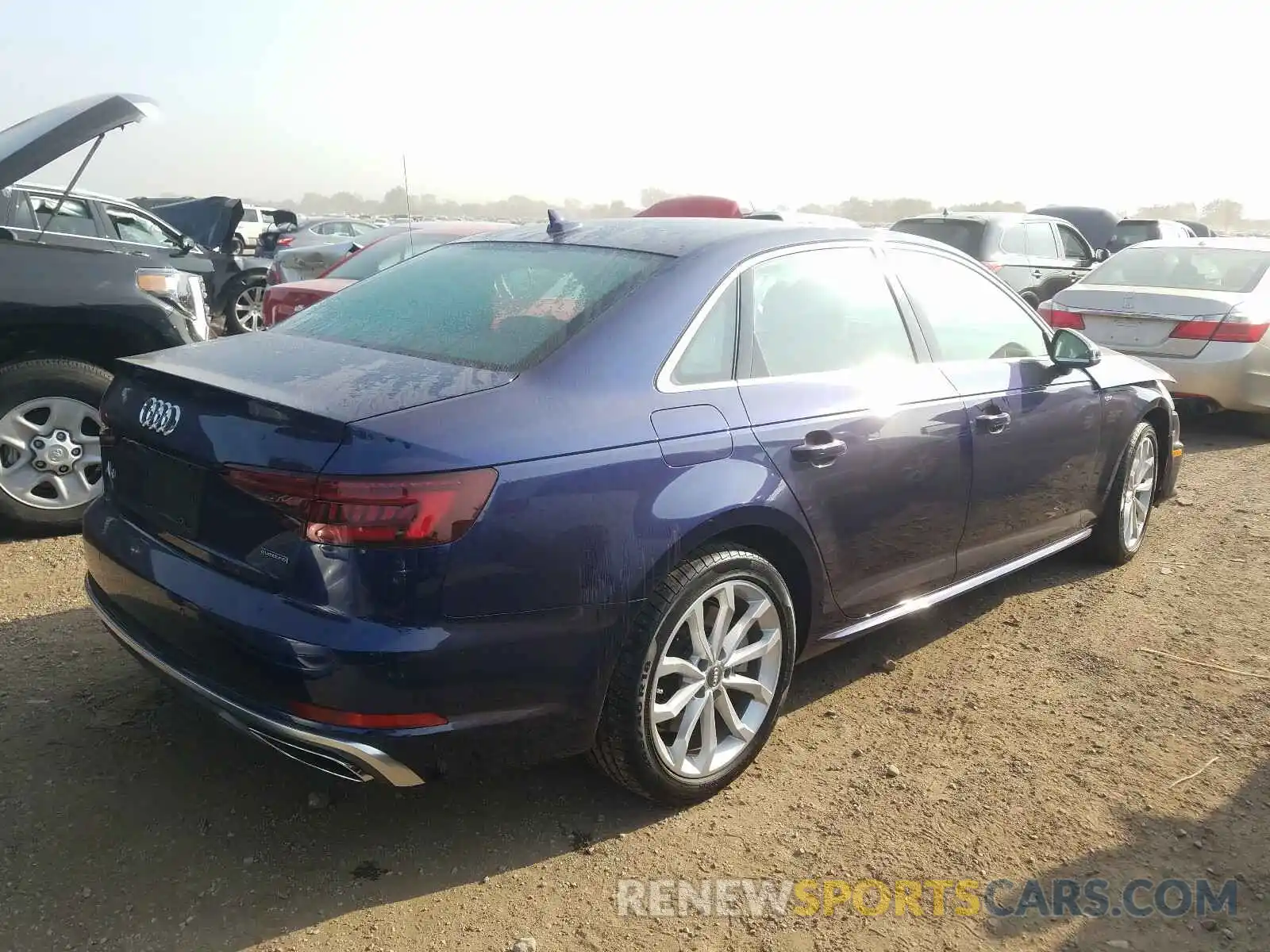 4 Фотография поврежденного автомобиля WAUENAF42KN020146 AUDI A4 2019