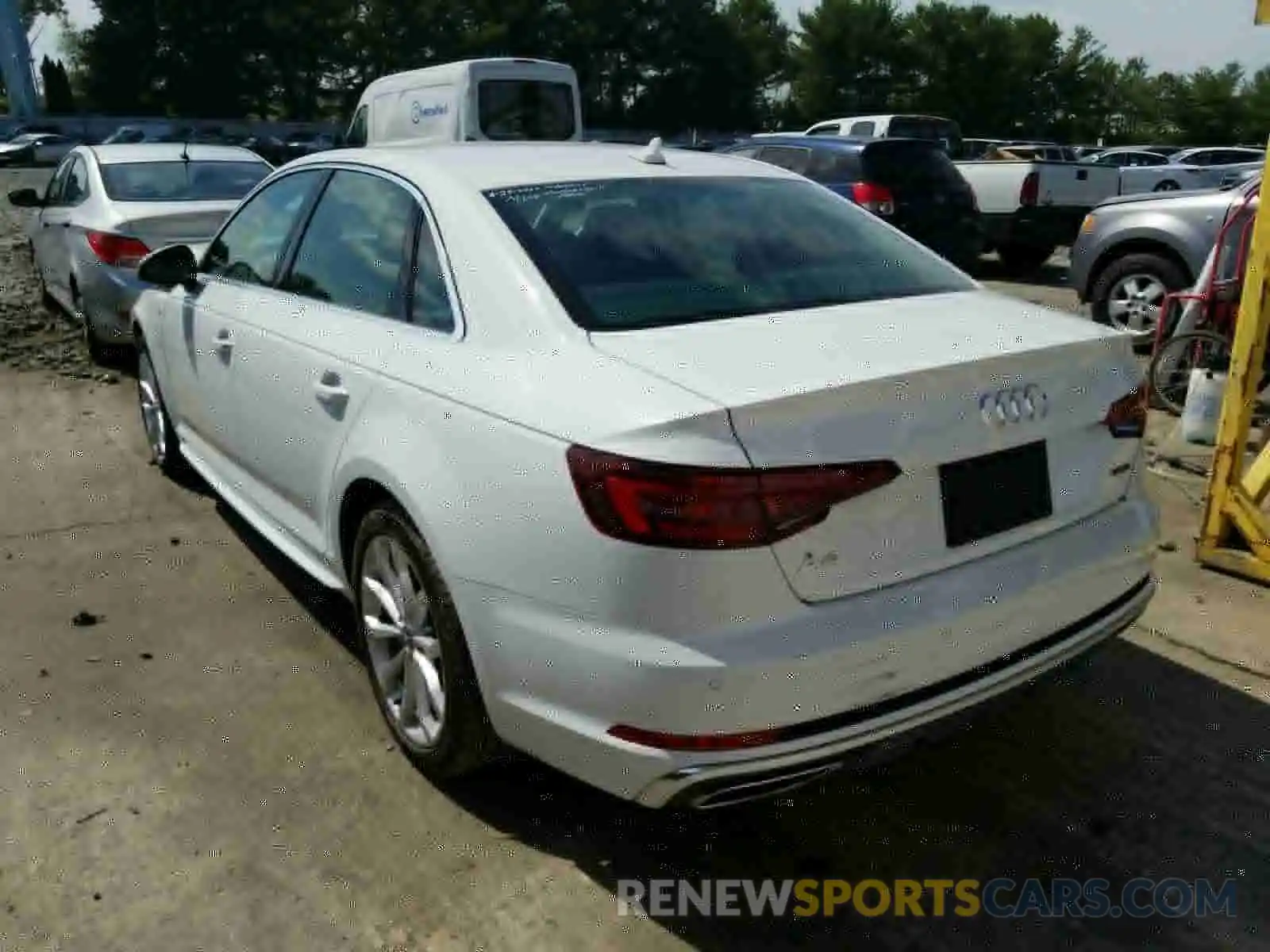 3 Photograph of a damaged car WAUENAF43KA048884 AUDI A4 2019