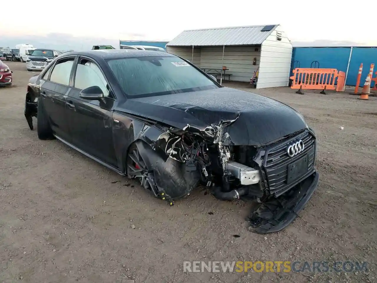 1 Photograph of a damaged car WAUENAF43KA075311 AUDI A4 2019