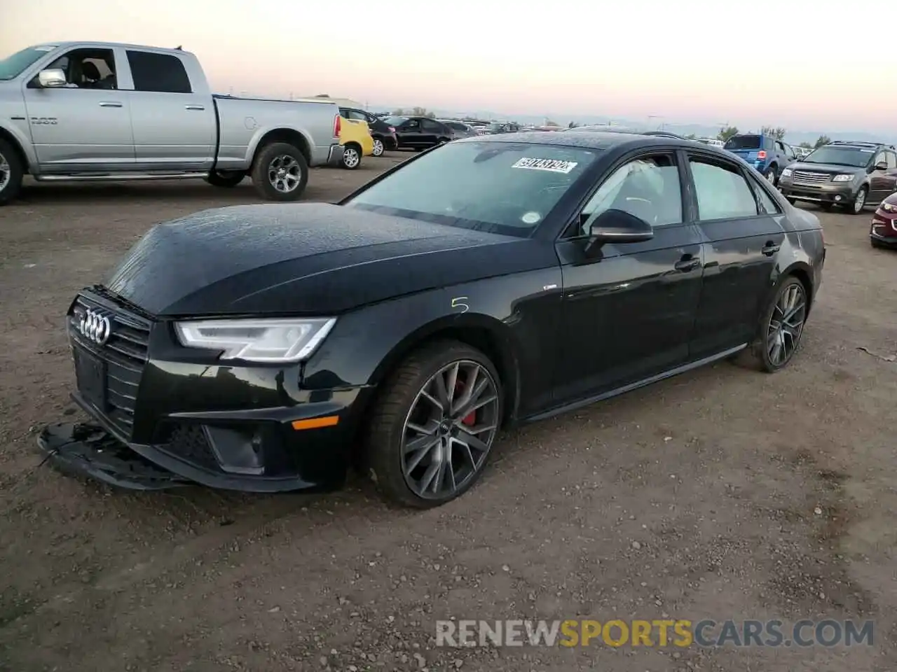 2 Photograph of a damaged car WAUENAF43KA075311 AUDI A4 2019