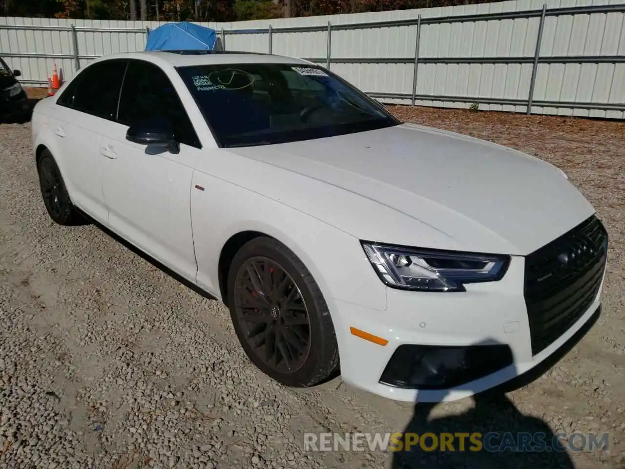 1 Photograph of a damaged car WAUENAF43KA109554 AUDI A4 2019