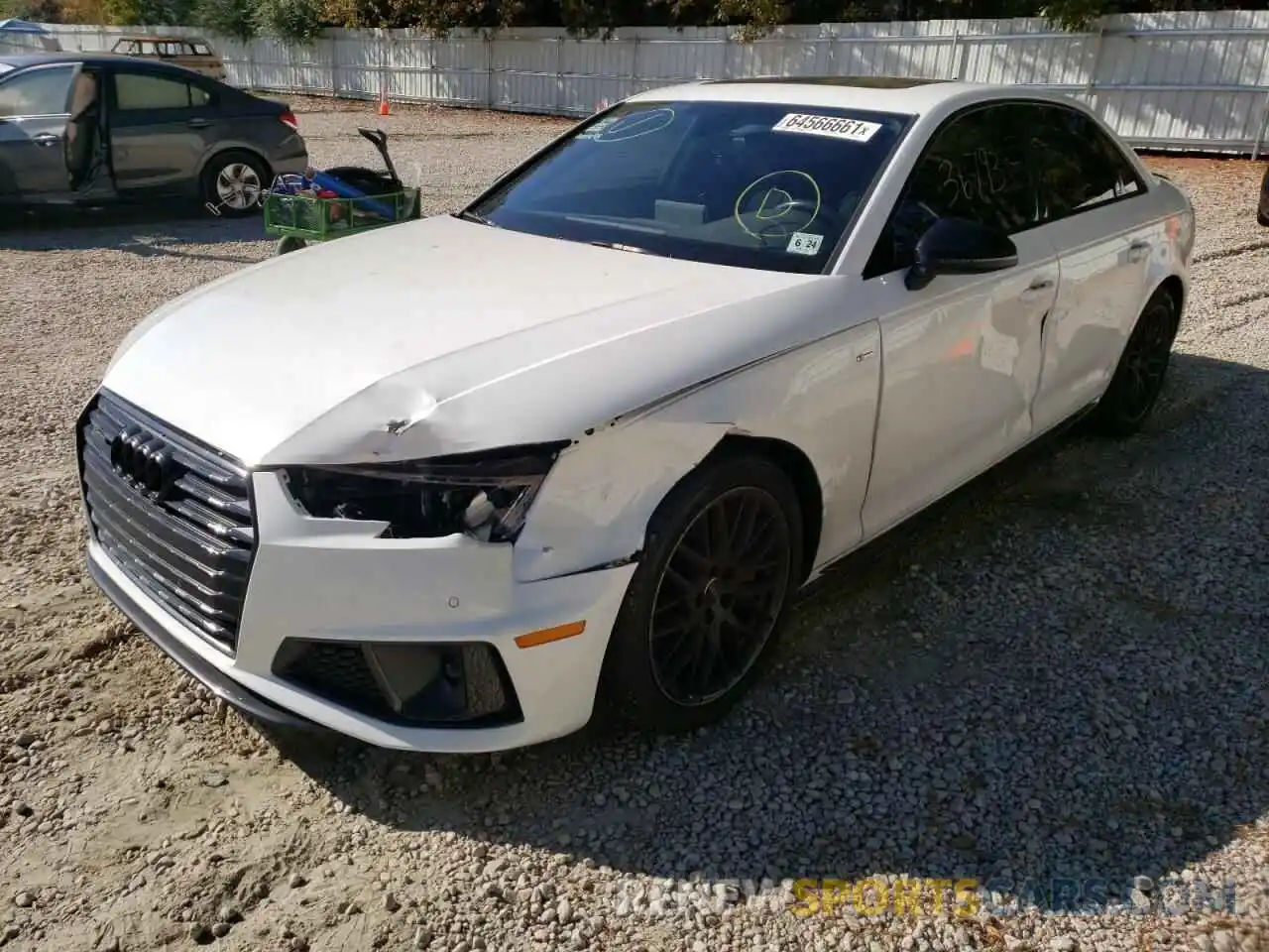 2 Фотография поврежденного автомобиля WAUENAF43KA109554 AUDI A4 2019