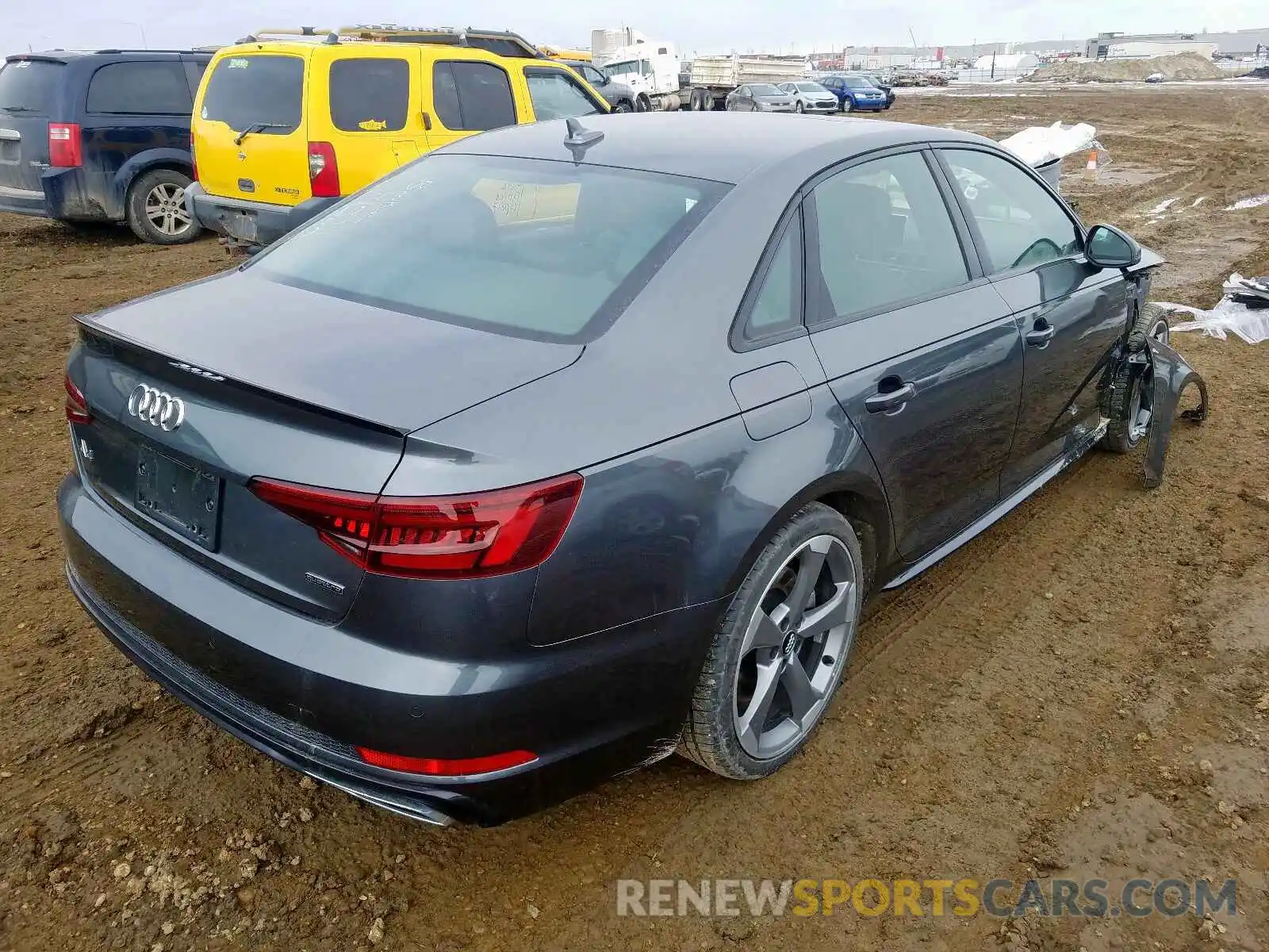 4 Фотография поврежденного автомобиля WAUENAF43KN001265 AUDI A4 2019