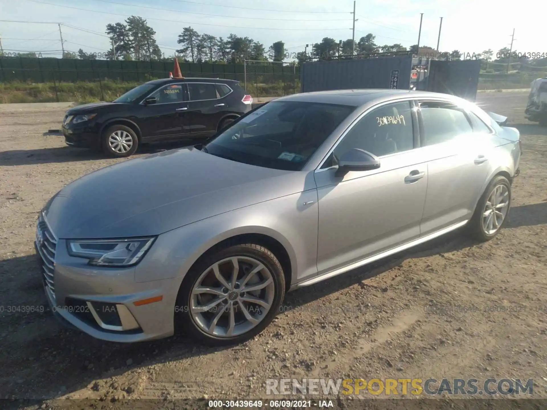 2 Photograph of a damaged car WAUENAF43KN002707 AUDI A4 2019