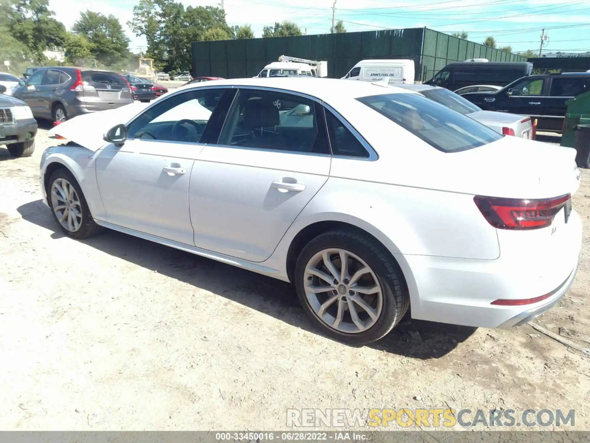 3 Photograph of a damaged car WAUENAF43KN015599 AUDI A4 2019